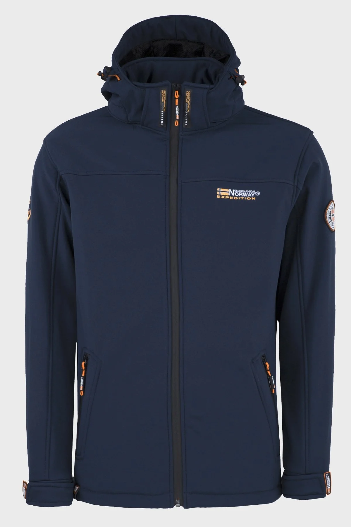 Norway Geographical Rüzgara ve Suya Dayanıklı Çıkarılabilir Kapüşonlu Softshell Erkek Mont TAKENI LACİVERT - 9