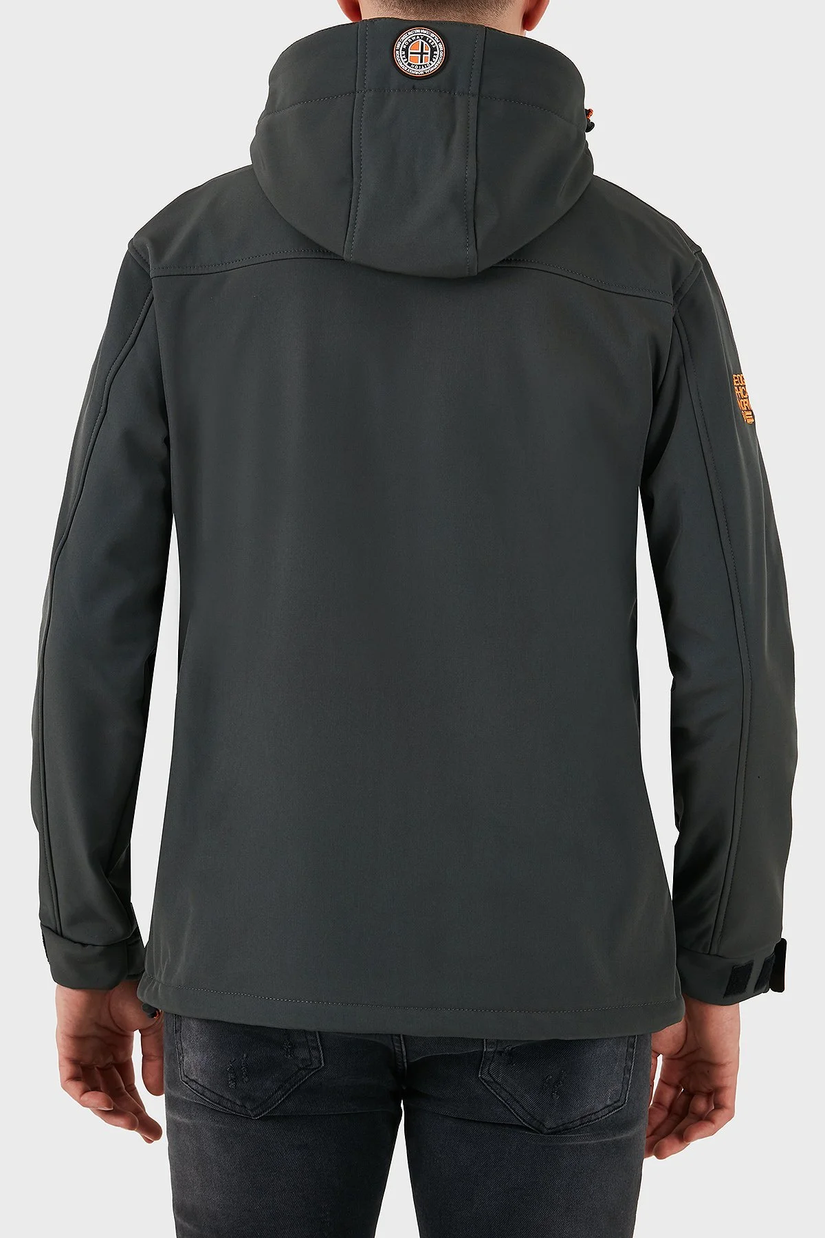 Norway Geographical Rüzgara ve Suya Dayanıklı Çıkarılabilir Kapüşonlu Softshell Erkek Mont TAKENI YEŞİL - 6