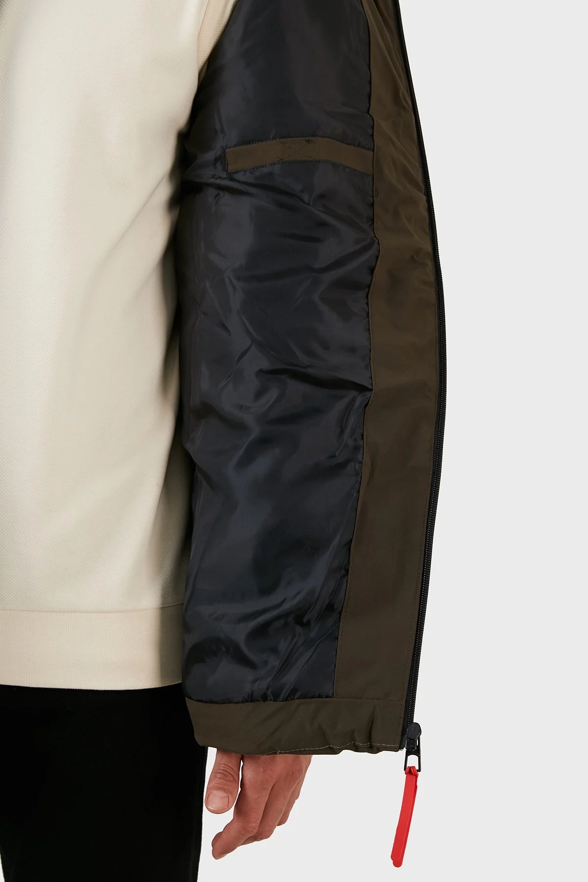 Norway Geographical Rüzgara ve Suya Dayanıklı Kapüşonlu Erkek Parka CACHOT KAKİ - 5