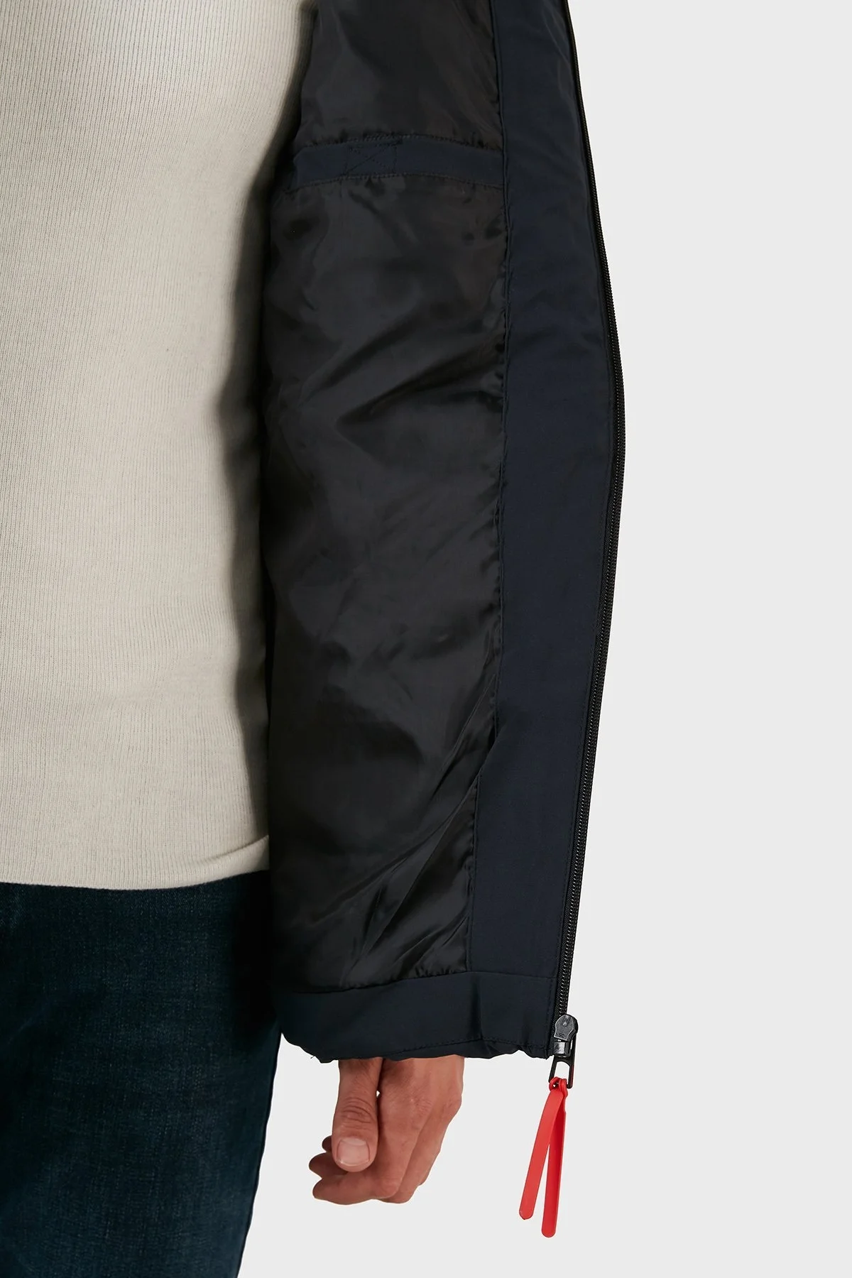 Norway Geographical Rüzgara ve Suya Dayanıklı Kapüşonlu Erkek Parka CACHOT LACİVERT - 5