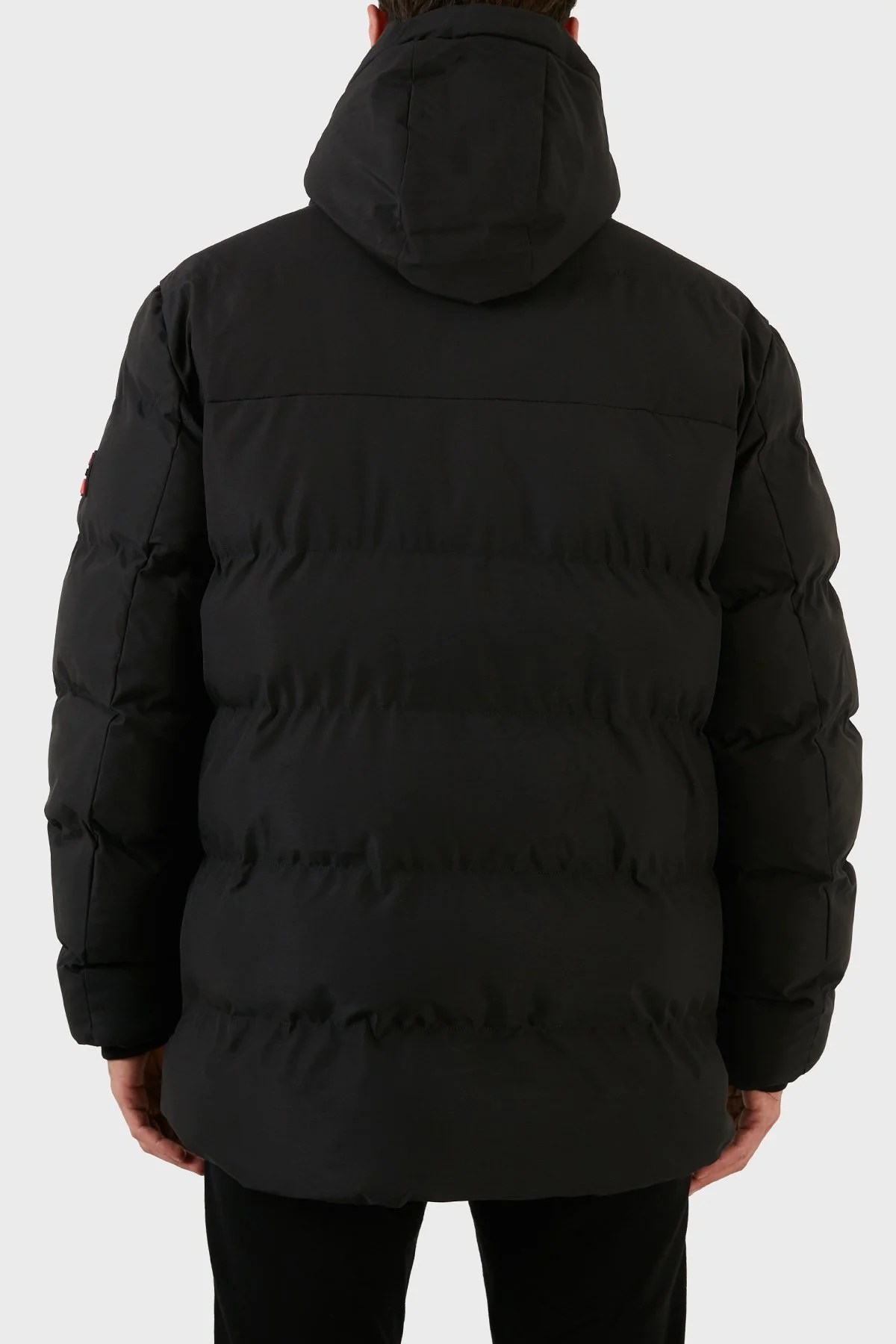 Norway Geographical Rüzgara ve Suya Dayanıklı Kapüşonlu Erkek Parka CACHOT SİYAH - 6