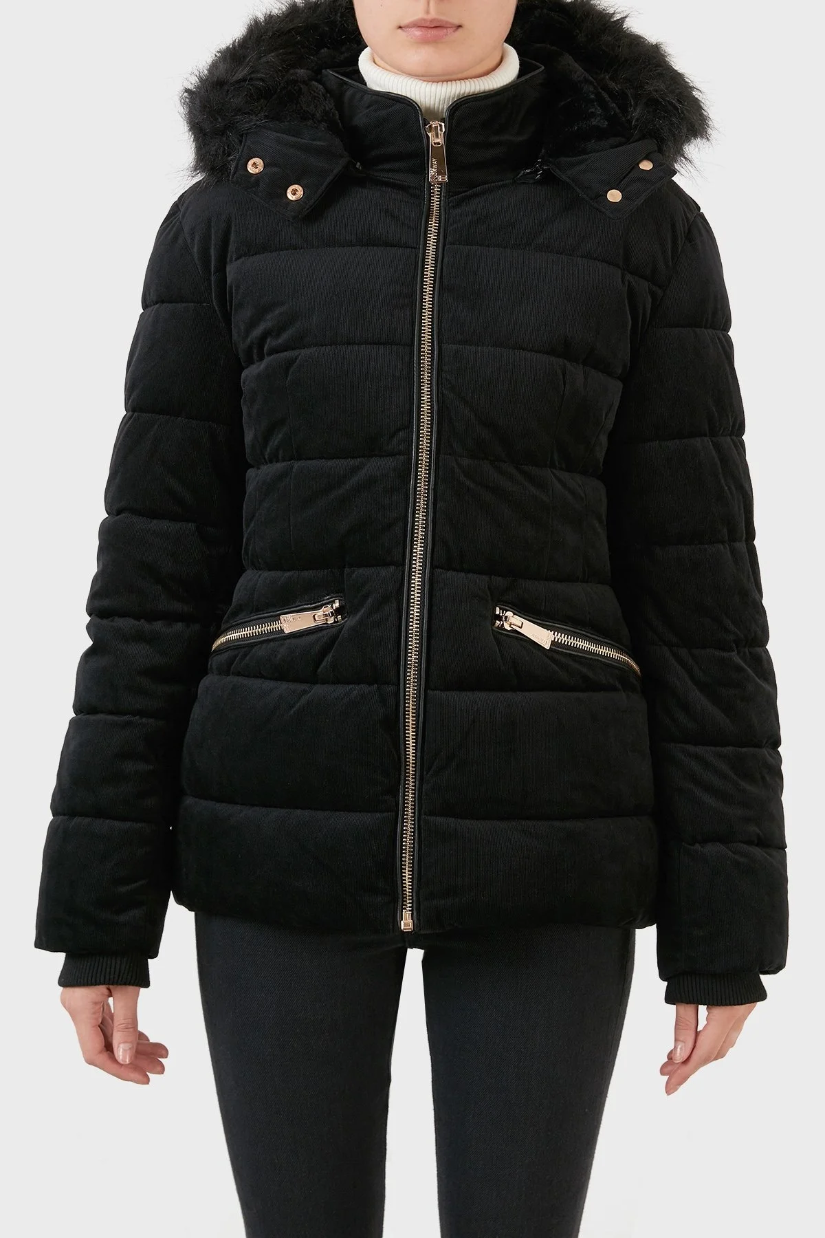 Norway Geographical Soğuğa Dayanıklı Çıkarılabilir Kapüşonlu Bayan Parka BILOVEK SİYAH - 1