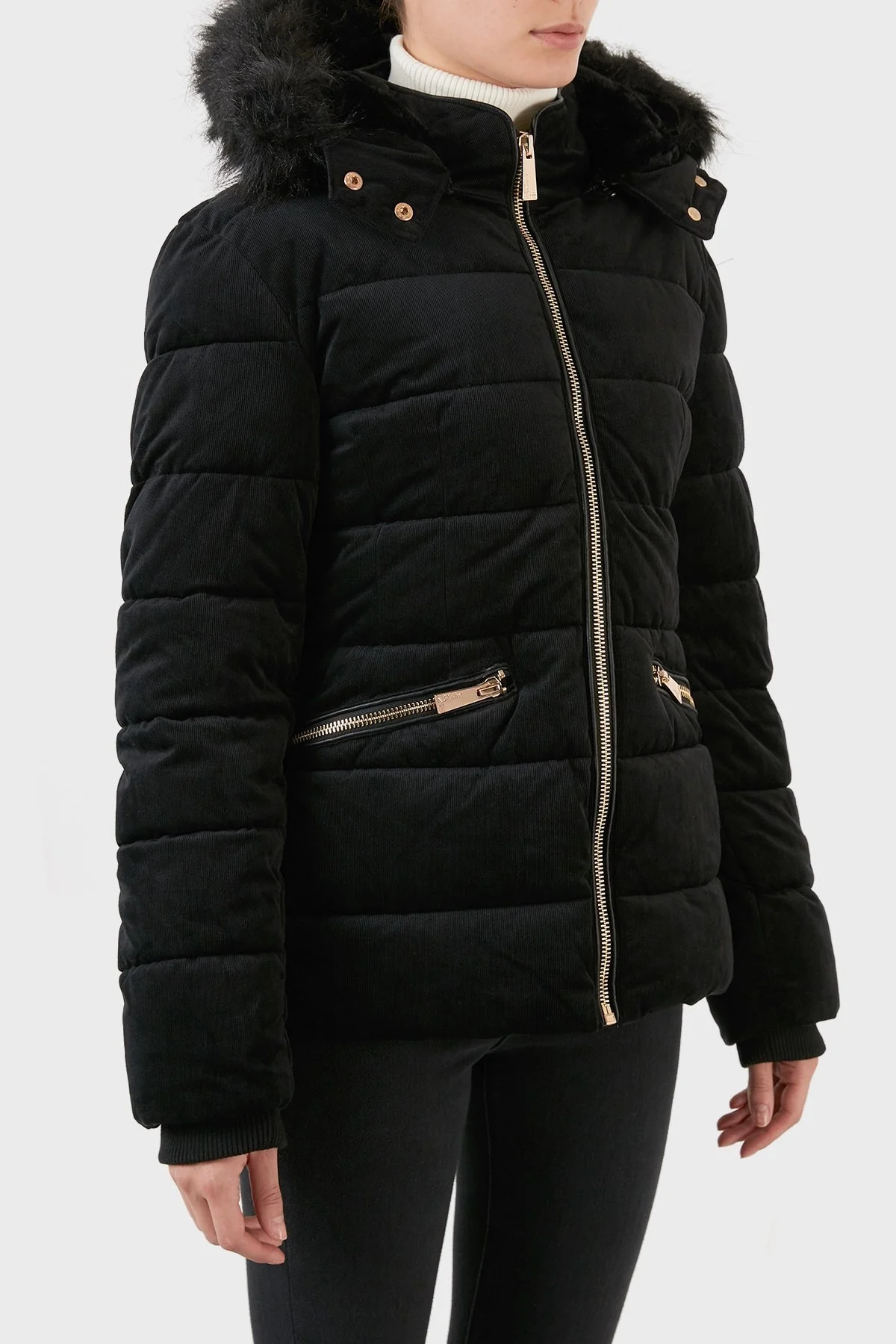 Norway Geographical Soğuğa Dayanıklı Çıkarılabilir Kapüşonlu Bayan Parka BILOVEK SİYAH - 2