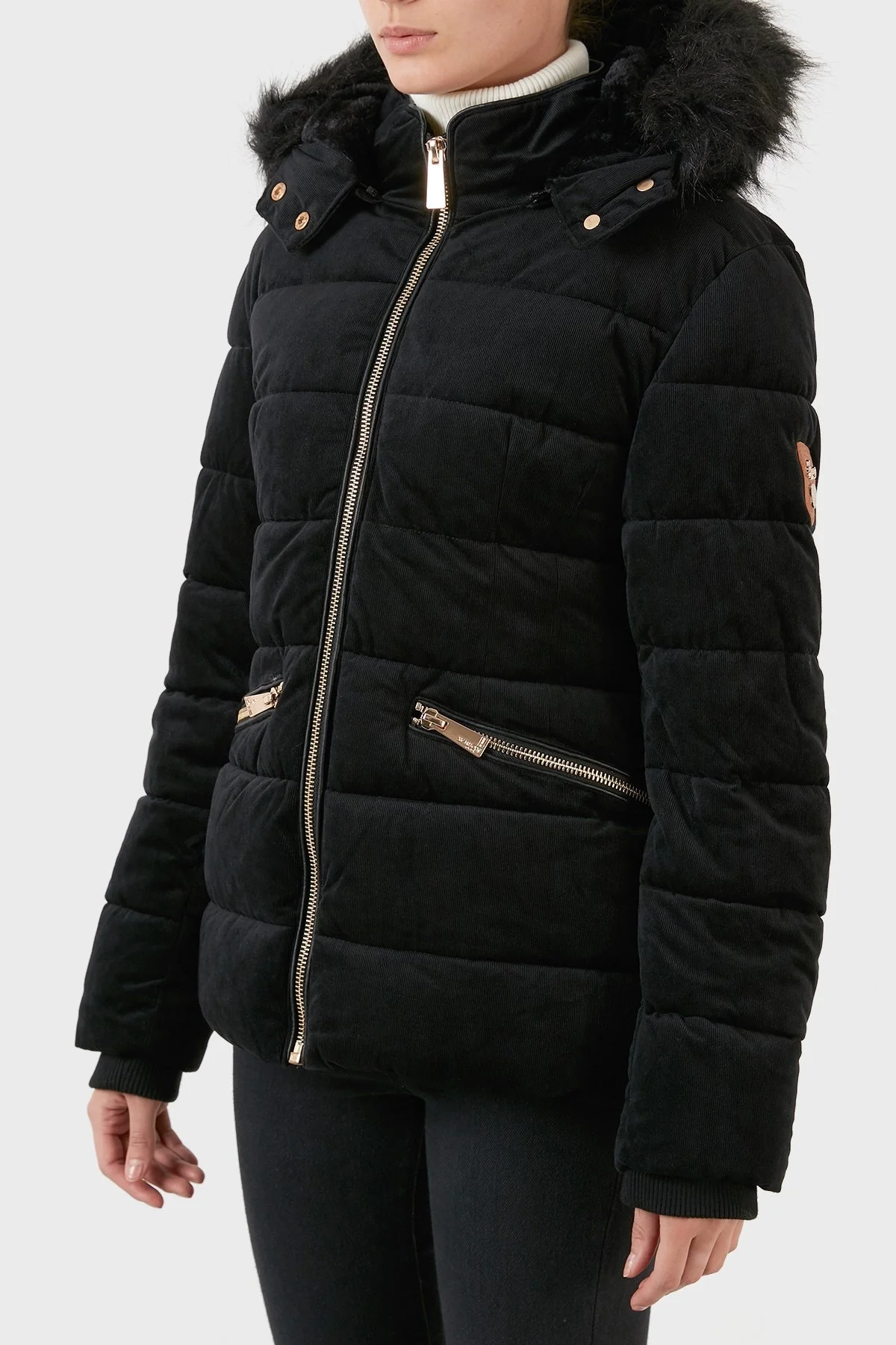 Norway Geographical Soğuğa Dayanıklı Çıkarılabilir Kapüşonlu Bayan Parka BILOVEK SİYAH - 3