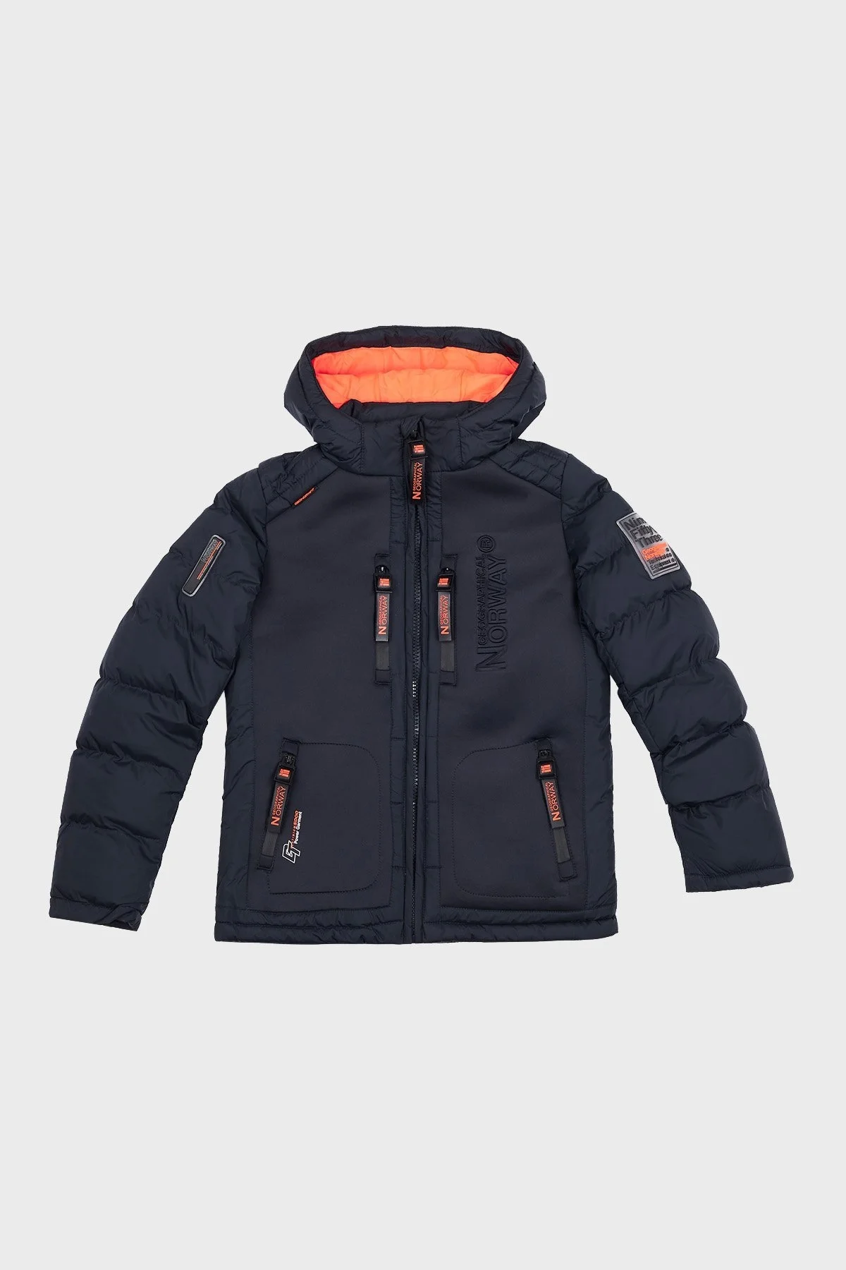 Norway Geographical Su Geçirmez 5000 mm Kapüşonlu Çocuk Parka BEACHWOODB LACİVERT - 1