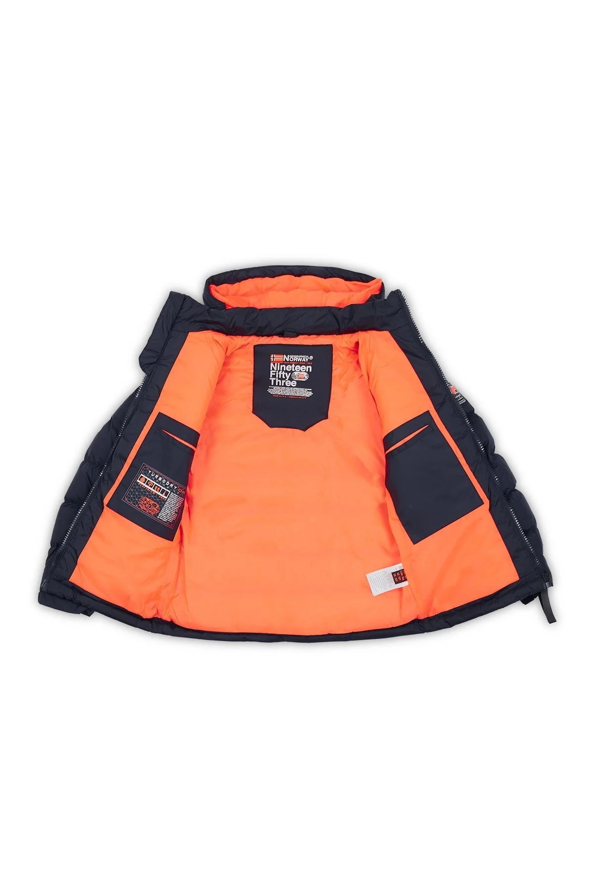 Norway Geographical Su Geçirmez 5000 mm Kapüşonlu Çocuk Parka BEACHWOODB LACİVERT - 3