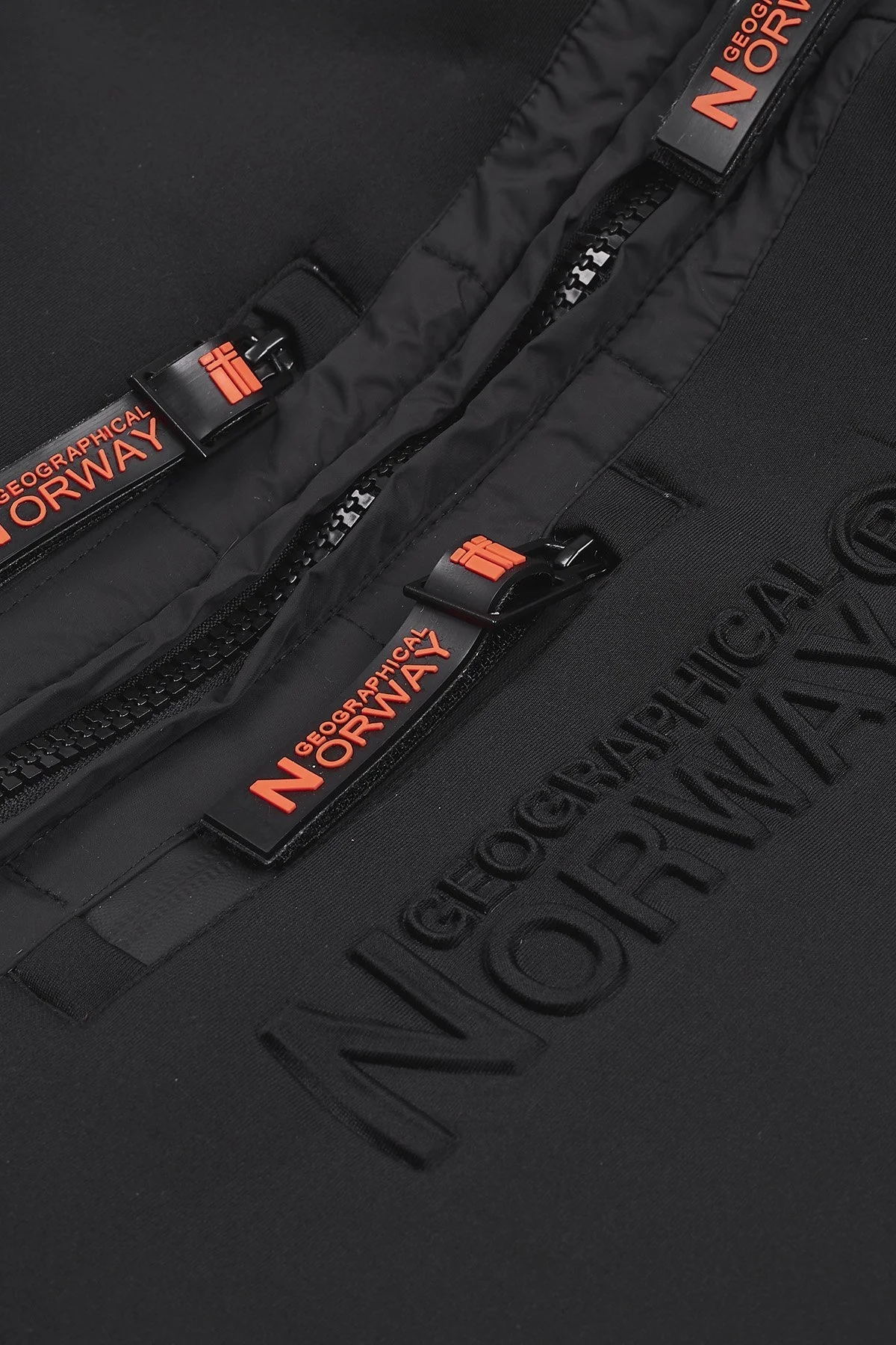 Norway Geographical Su Geçirmez 5000 mm Kapüşonlu Çocuk Parka BEACHWOODB SİYAH - 7