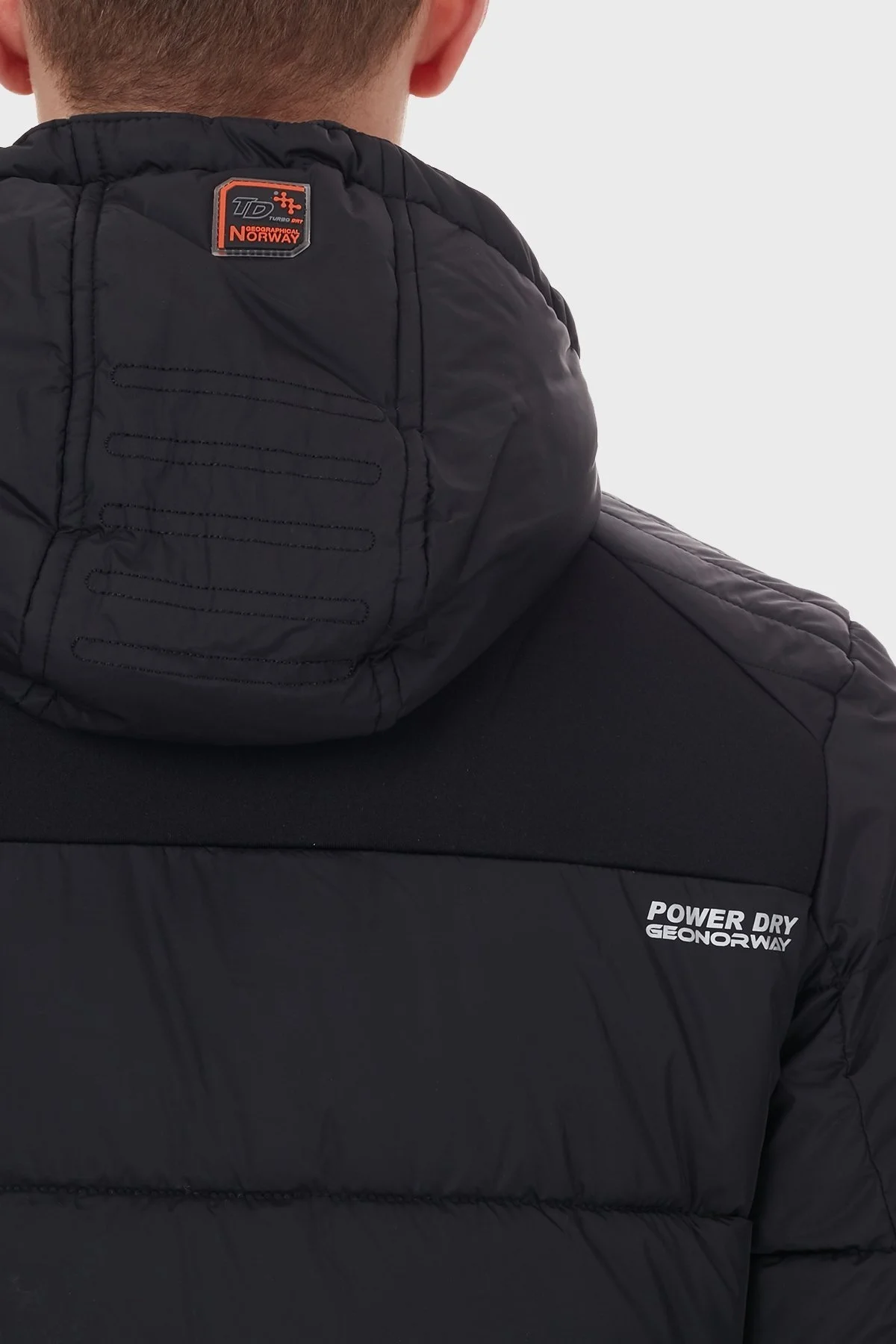 Norway Geographical Su Geçirmez Kapüşonlu Erkek Parka BEACHWOOD SİYAH - 16