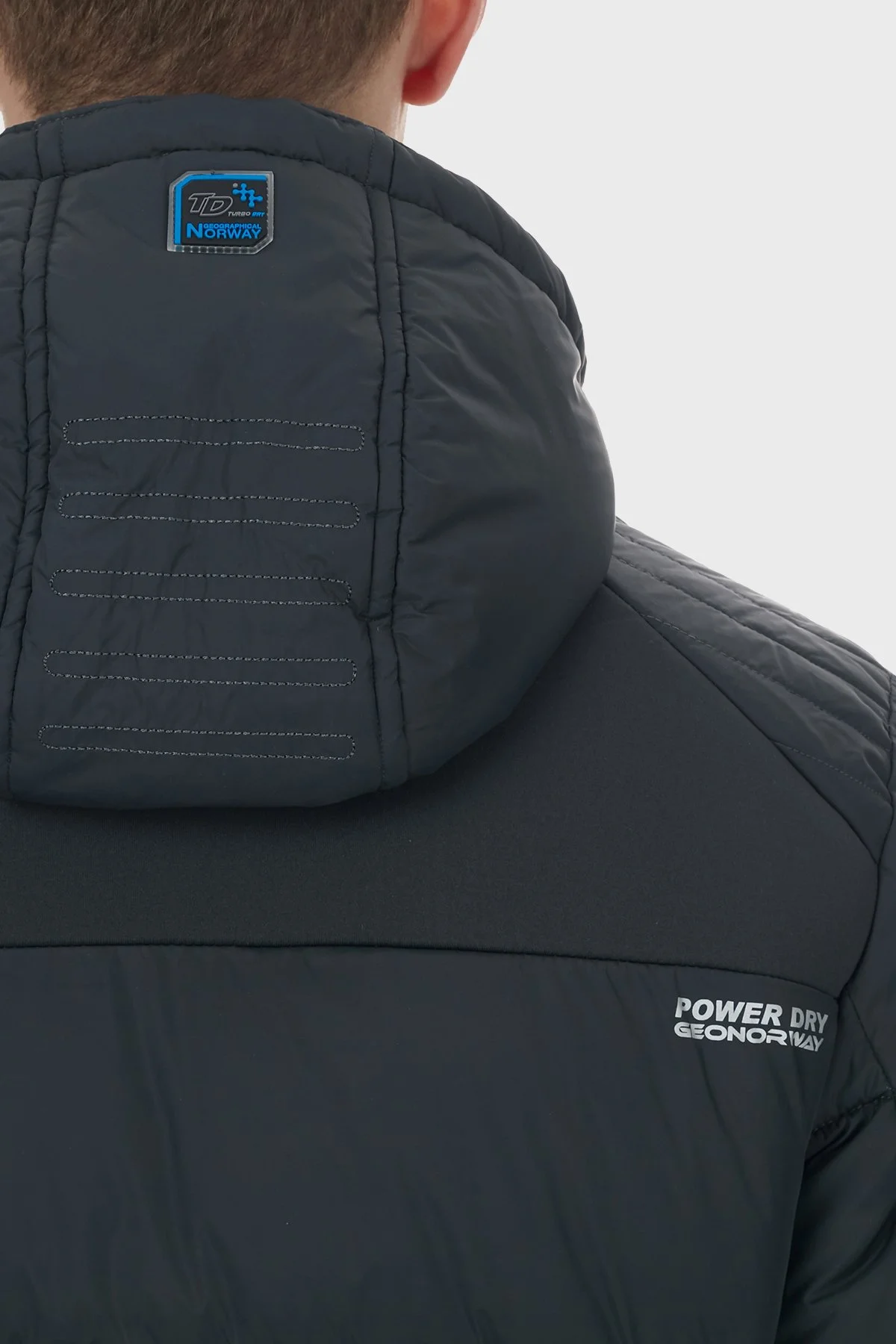 Norway Geographical Su Geçirmez Kapüşonlu Erkek Parka BEACHWOOD GRİ - 16