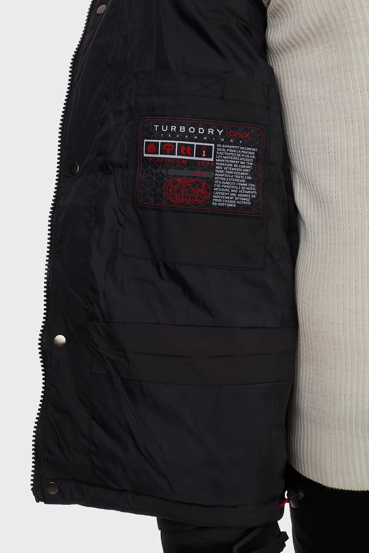 Norway Geographical Su Geçirmez 5000 mm Outdoor Erkek Parka BASILBOLI SİYAH - 12