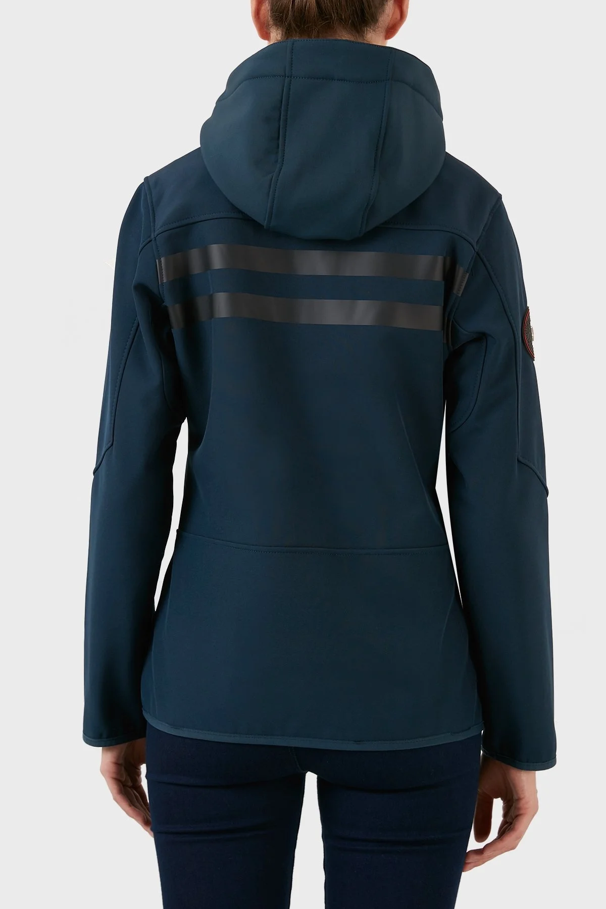 Norway Geographical Su Geçirmez 5000 mm Softshell Çıkarılabilir Kapüşonlu Bayan Mont REINE LACİVERT-LACİVERT - 6