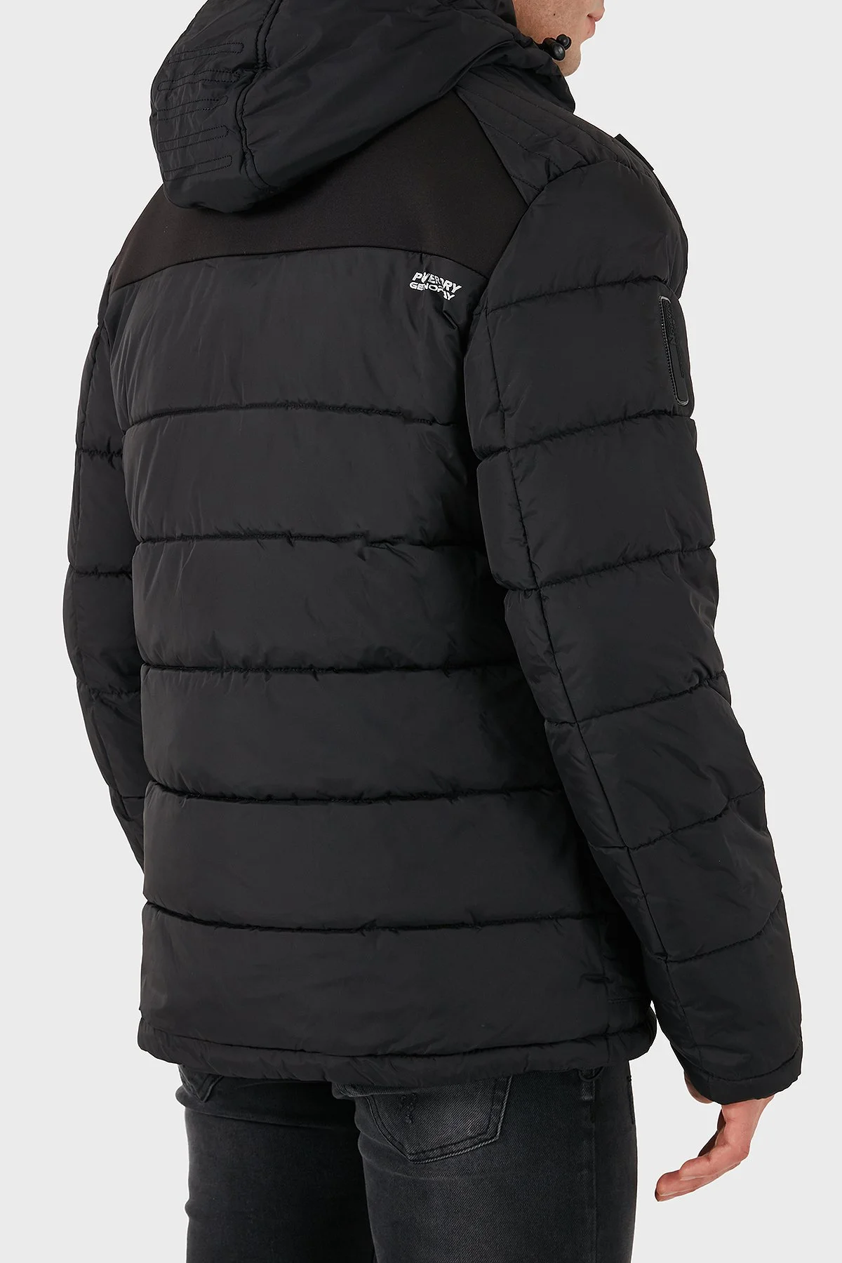 Norway Geographical Su Geçirmez Kapüşonlu Erkek Parka BEACHWOOD SİYAH-SİYAH - 5