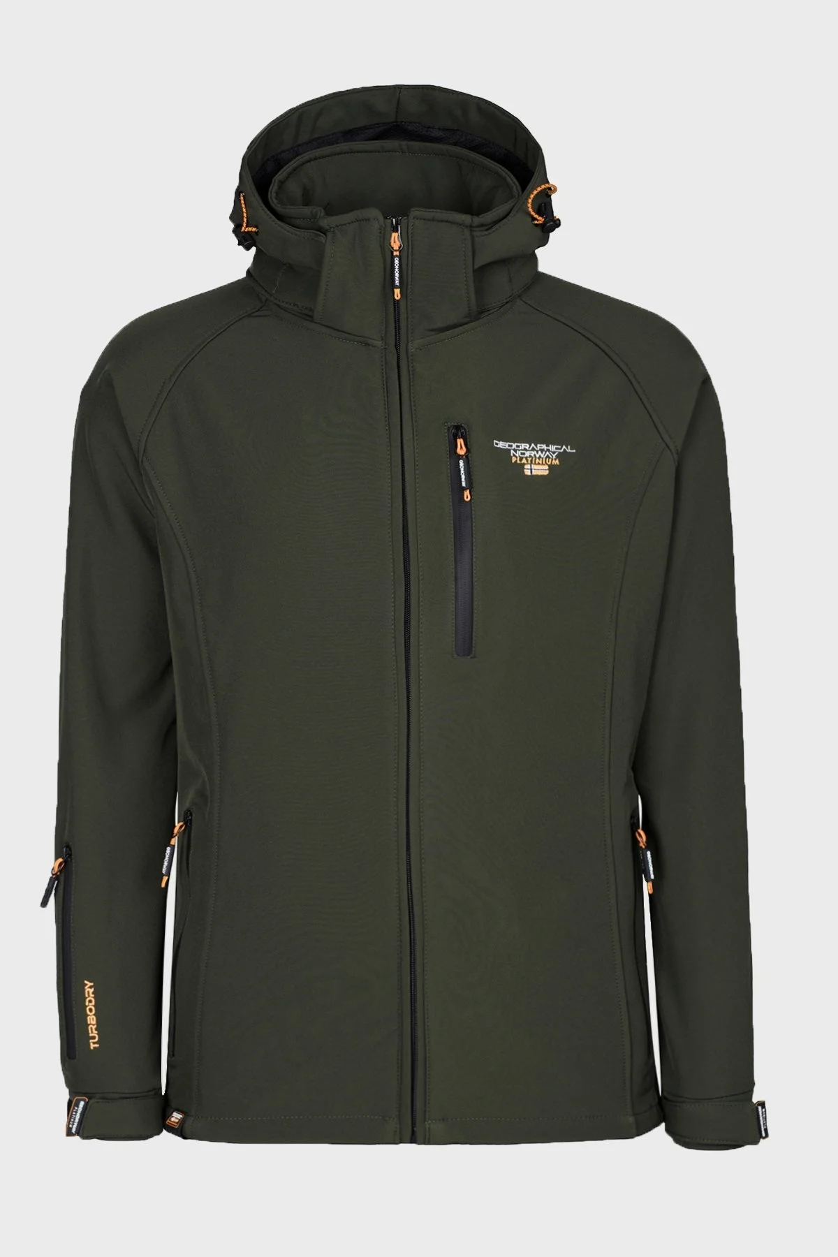 Norway Geographical Su Geçirmez Kapüşonlu Outdoor Erkek Mont TABOOBASIC HAKİ - 1
