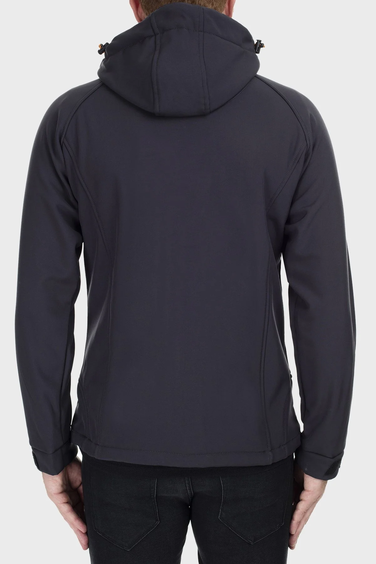 Norway Geographical Su Geçirmez Kapüşonlu Outdoor Erkek Mont TABOOBASIC KOYU GRİ - 3