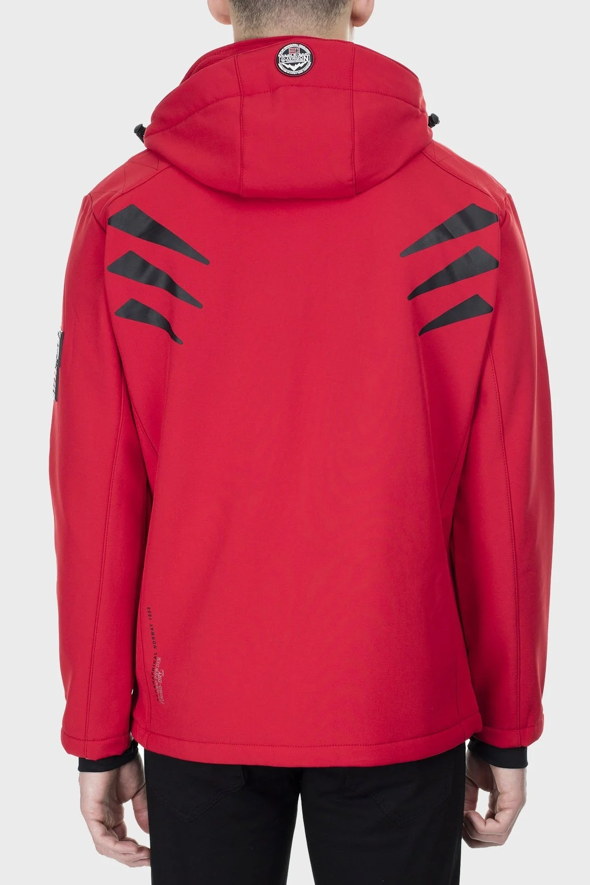 Norway Geographical Su Geçirmez Outdoor Erkek Mont TACEBOOK KOYU KIRMIZI - 3