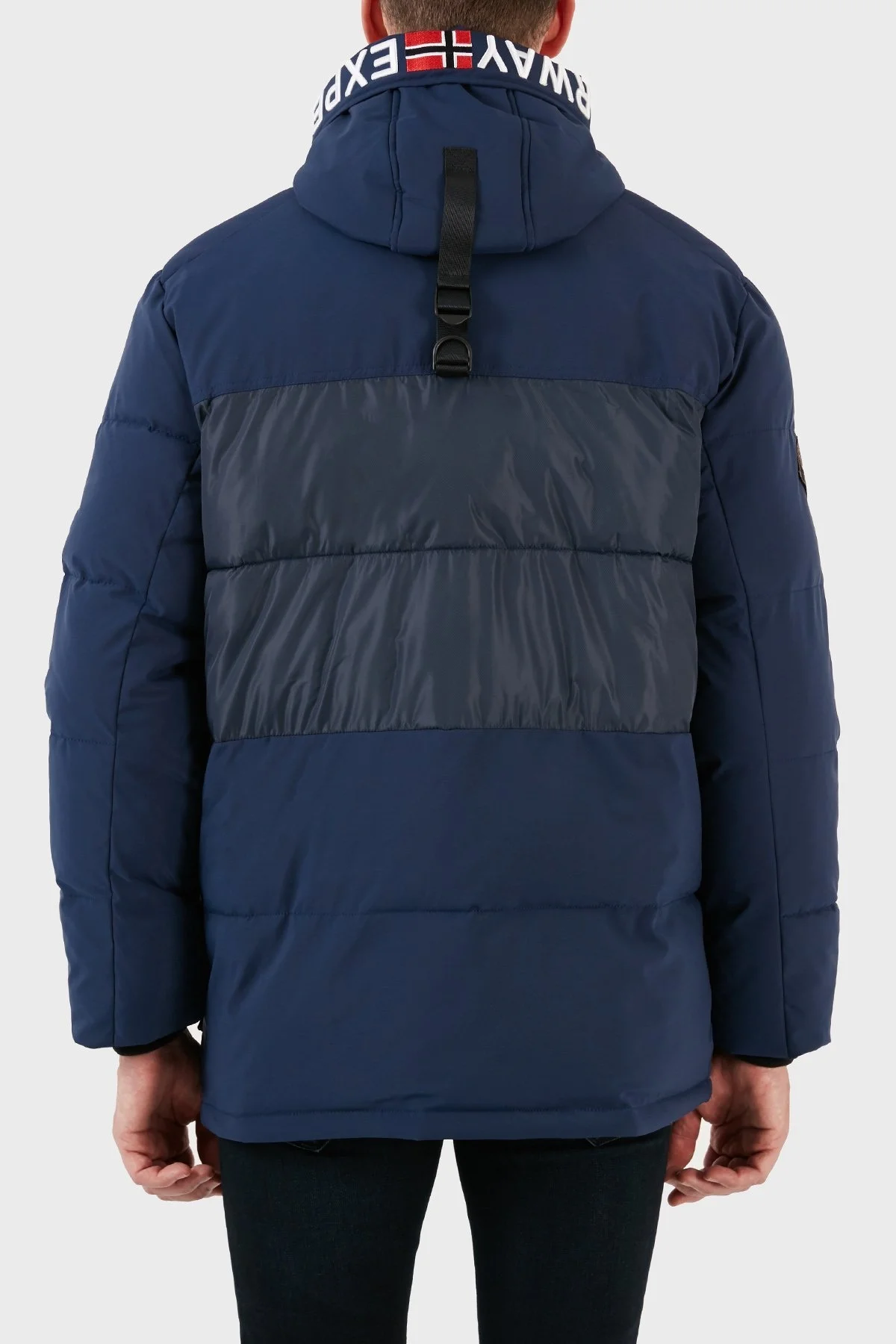 Norway Geographical Su ve Rüzgar Geçirmez Kapüşonlu Outdoor Erkek Parka ALEGROU LACİVERT - 2