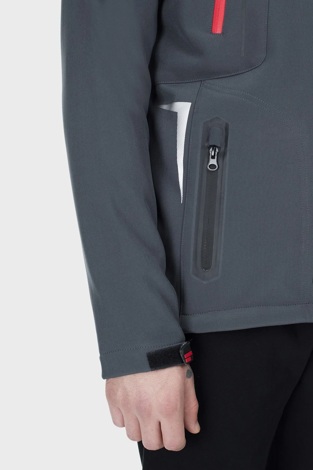 Norway Geographical Su ve Rüzgar Geçirmez Outdoor Erkek Mont TECHNO056 KOYU GRİ - 10