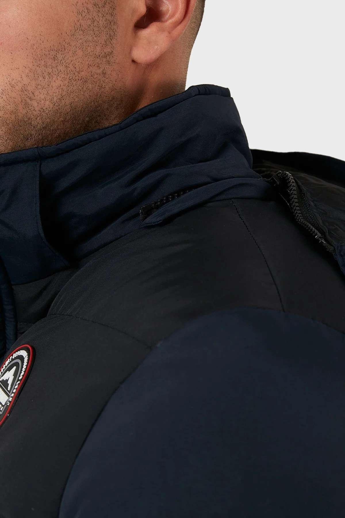 Norway Geographical Suya Dayanıklı Çıkarılabilir Kapüşonlu Şişme Erkek Mont VOLVA LACİVERT - 6