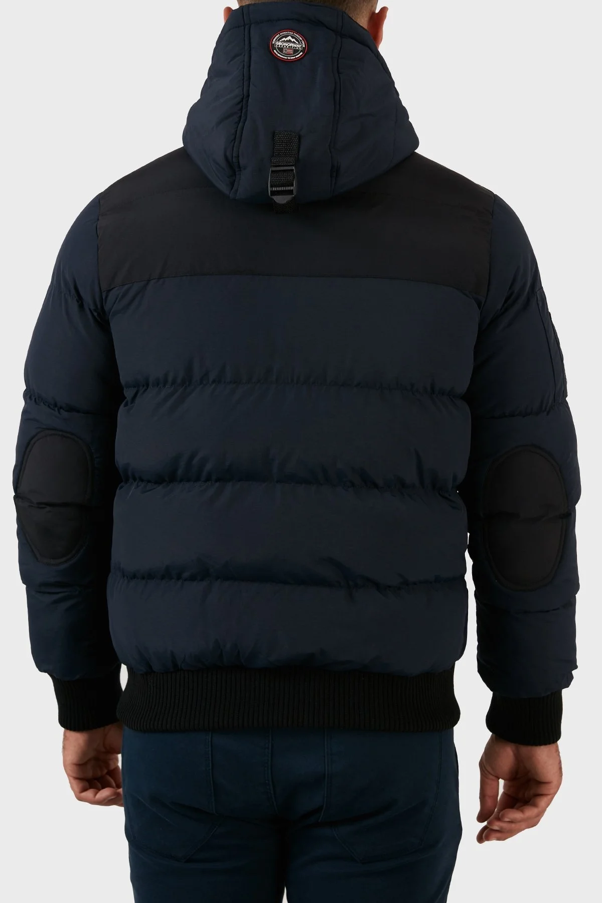 Norway Geographical Suya Dayanıklı Çıkarılabilir Kapüşonlu Şişme Erkek Mont VOLVA LACİVERT - 7
