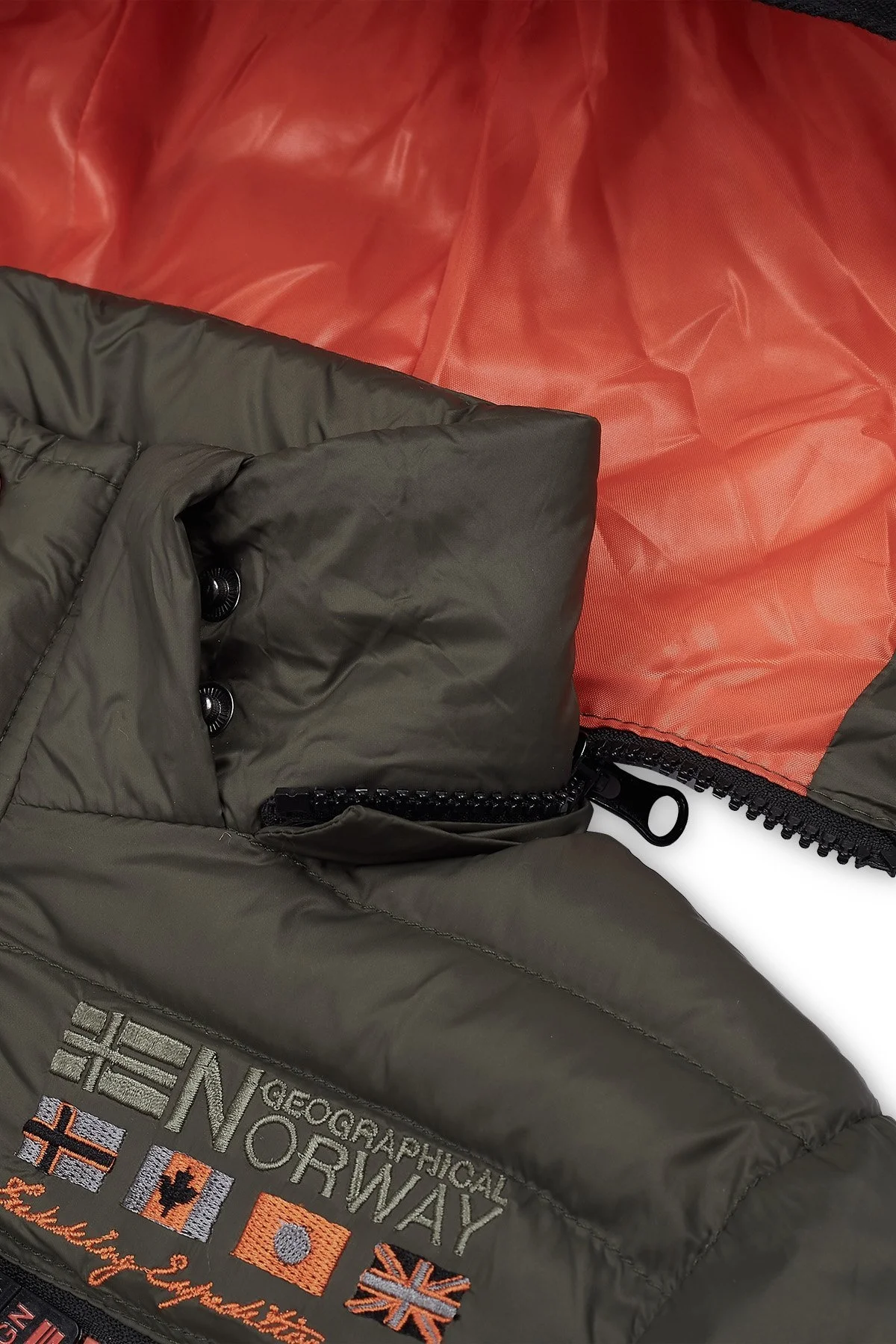 Norway Geographical Suya Dayanıklı Outdoor Çocuk Mont CITERNIERB HAKİ - 3