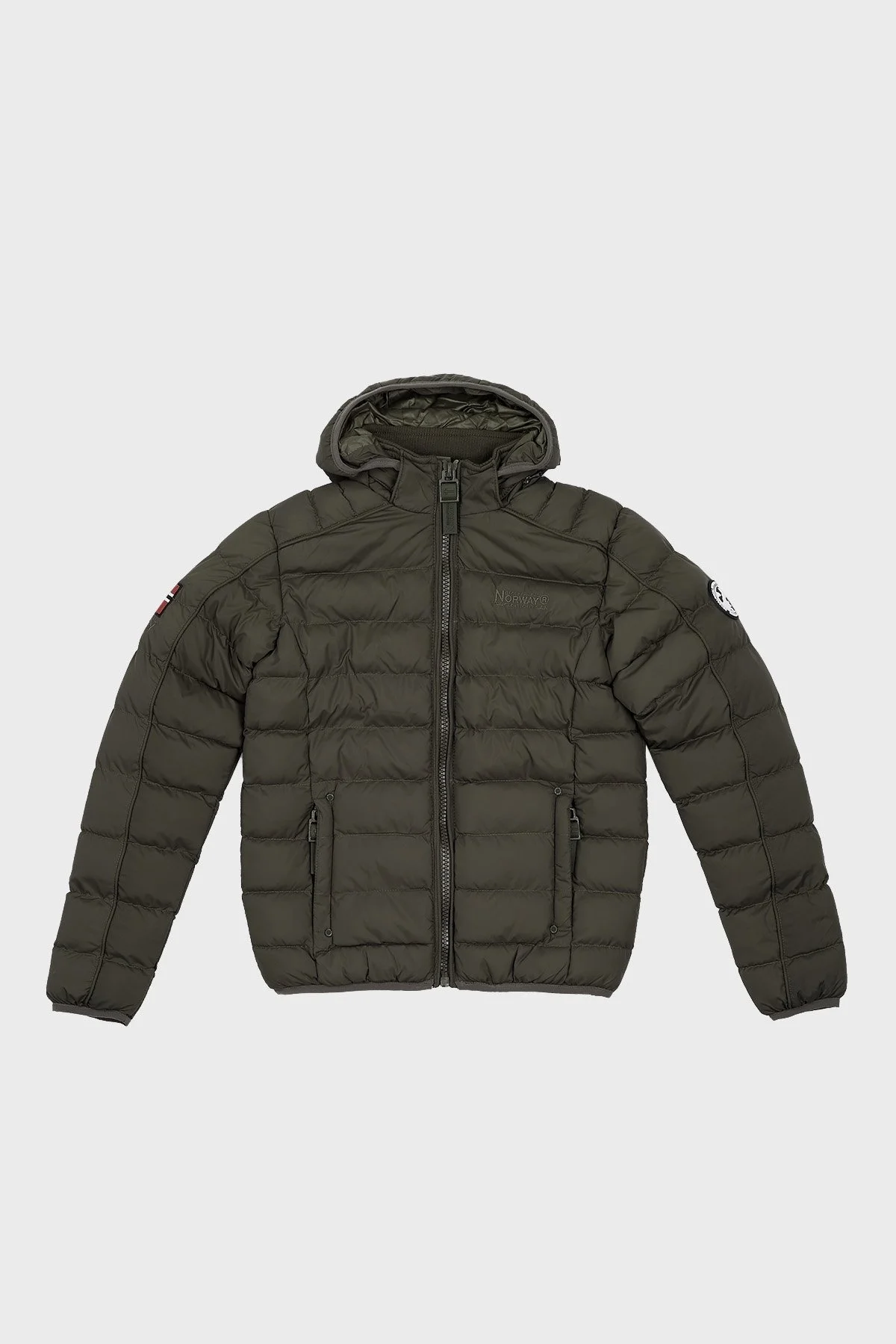 Norway Geographical Suya Dayanıklı Outdoor Çocuk Parka BOMBEB HAKİ - 1