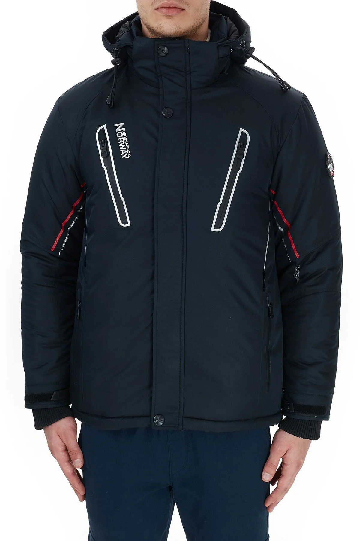 Norway Geographical Suya Dayanıklı Outdoor Erkek Parka ALAIN LACİVERT - 2