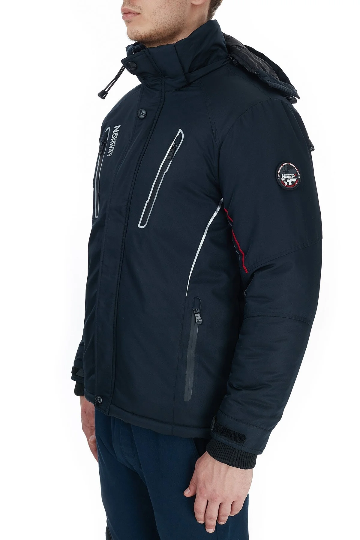 Norway Geographical Suya Dayanıklı Outdoor Erkek Parka ALAIN LACİVERT - 4