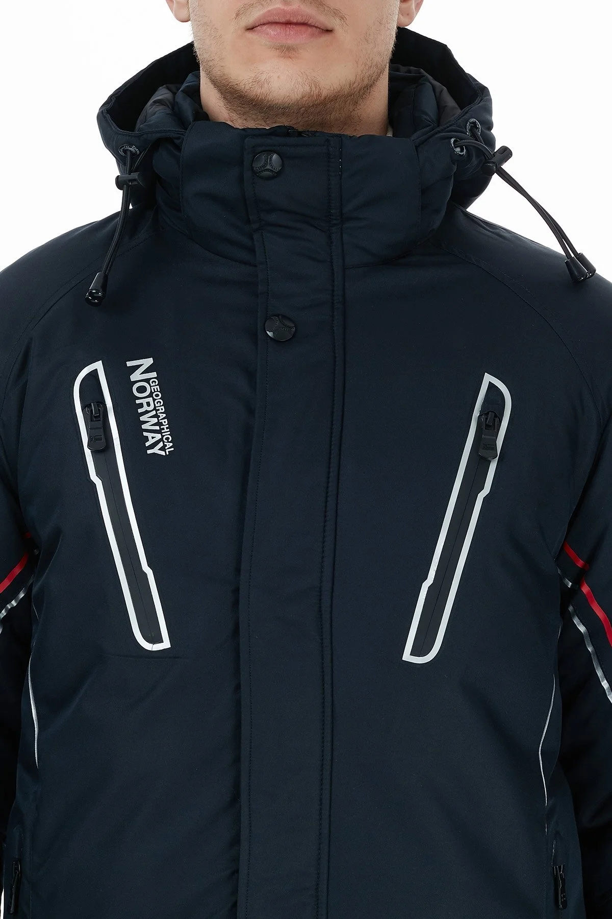 Norway Geographical Suya Dayanıklı Outdoor Erkek Parka ALAIN LACİVERT - 6