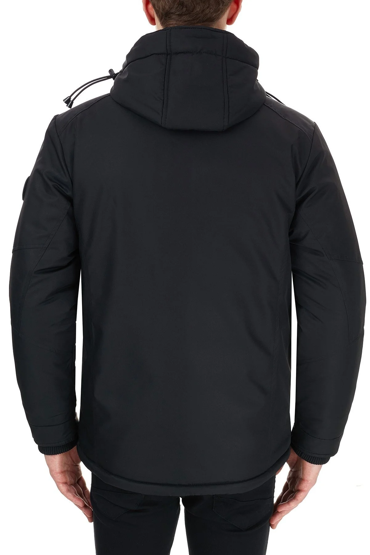 Norway Geographical Suya Dayanıklı Outdoor Erkek Parka ALAIN SİYAH - 5