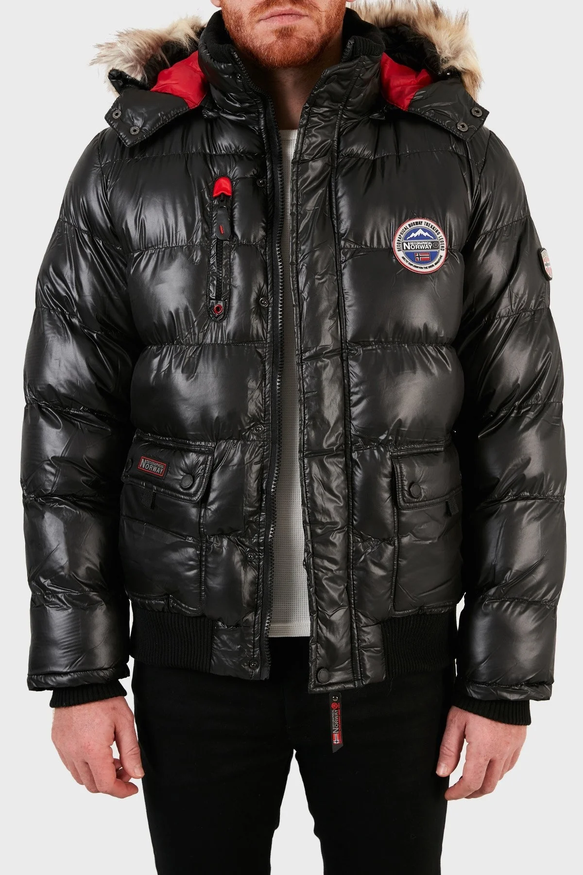 Norway Geographical Suya Dayanıklı Outdoor Erkek Parka BUGS SİYAH - 2