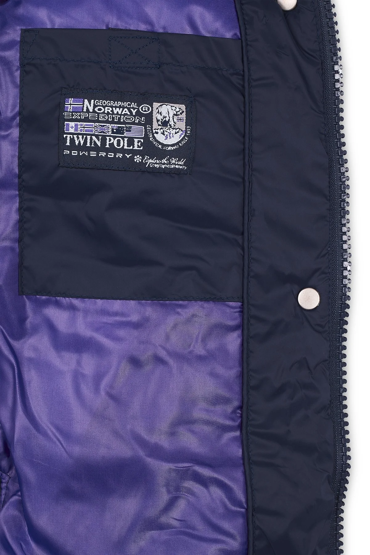 Norway Geographical Suya Dayanıklı Outdoor Çocuk Parka BLONDEG LACİVERT - 7