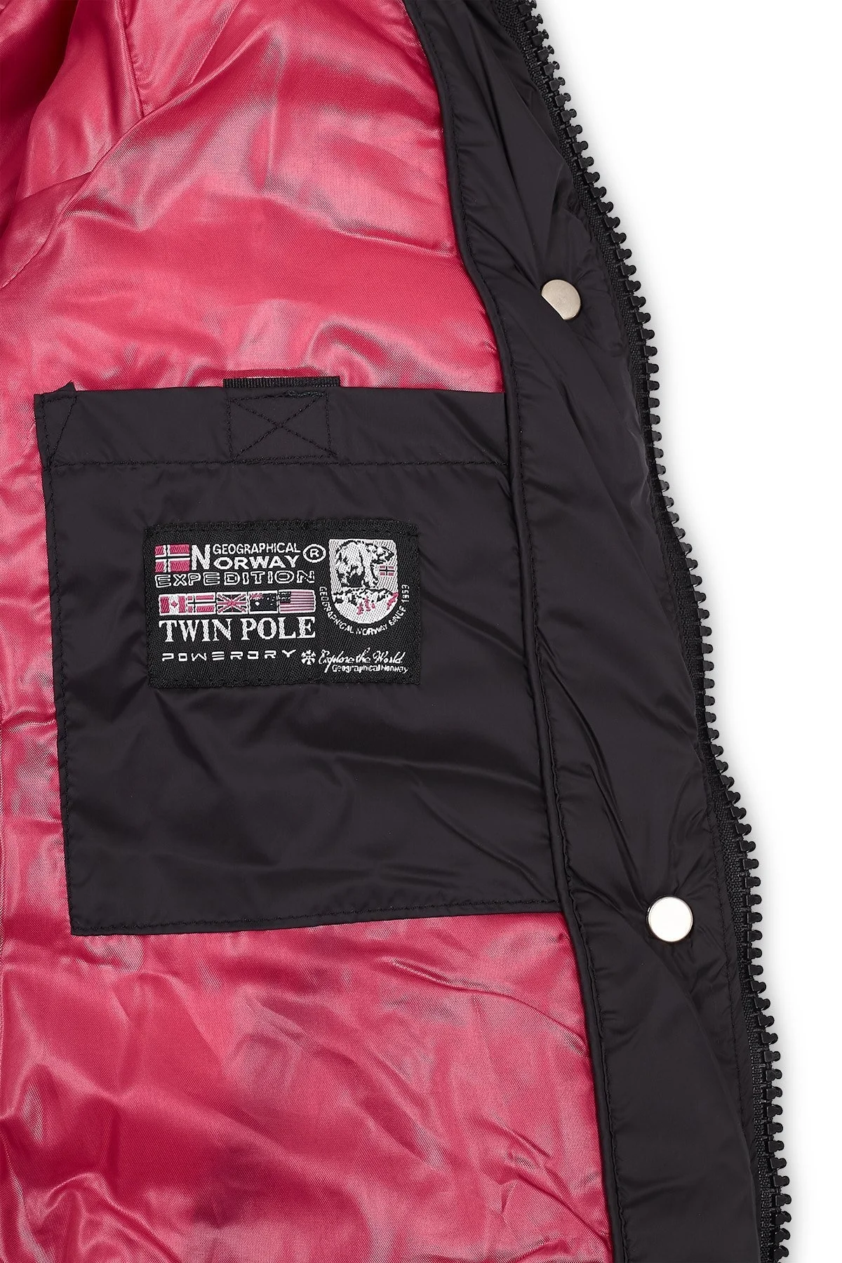 Norway Geographical Suya Dayanıklı Outdoor Çocuk Parka BLONDEG SİYAH - 7