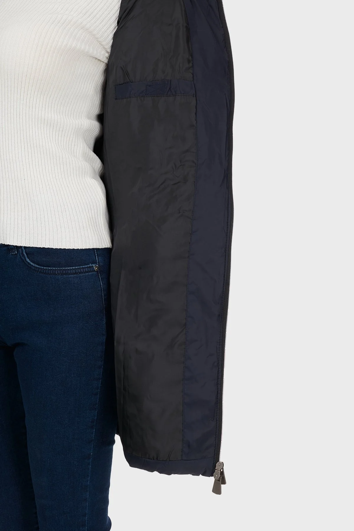 Norway Geographical Suya ve Soğuğa Dayanıklı Kapüşonlu Bayan Parka ABEILLE LACİVERT - 7