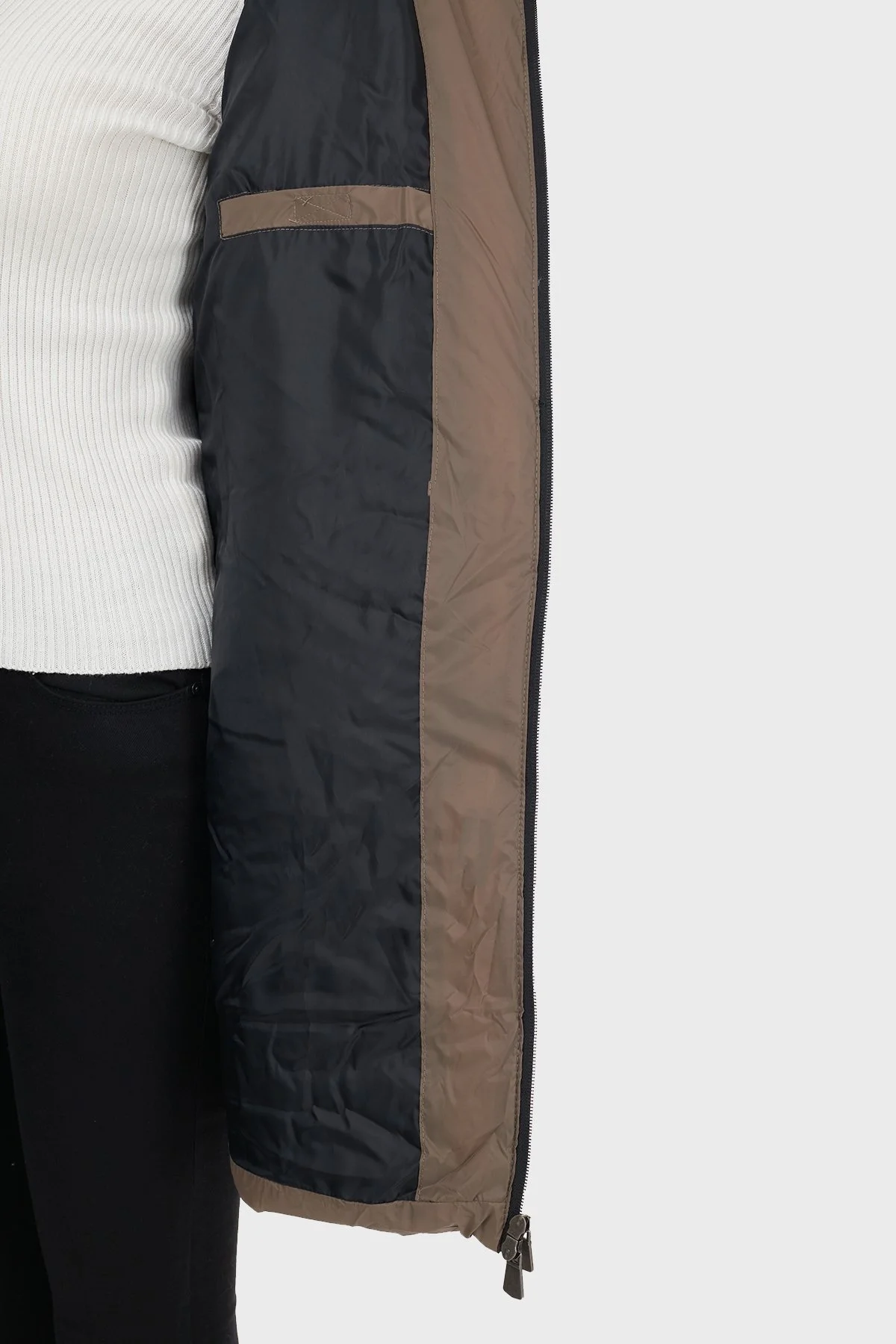 Norway Geographical Suya ve Soğuğa Dayanıklı Kapüşonlu Bayan Parka ABEILLE VİZON - 7