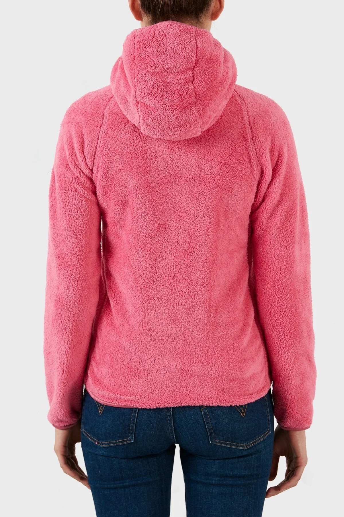 Norway Geographical Yumuşak Dokulu Soğuğa Dayanıklı Kapüşonlu Bayan Polar UPALOOD PEMBE - 6