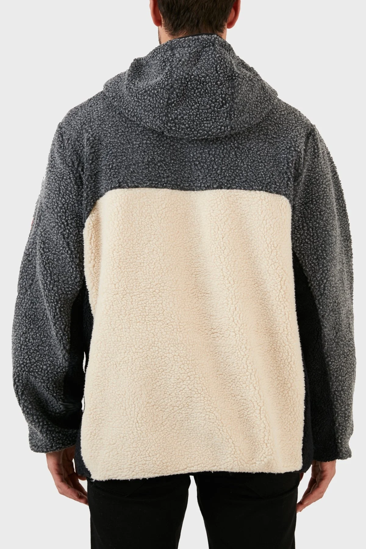 Norway Geographical Yumuşak Dokulu Soğuğa Dayanıklı Kapüşonlu Erkek Polar RIAKOLO EKRU - 12