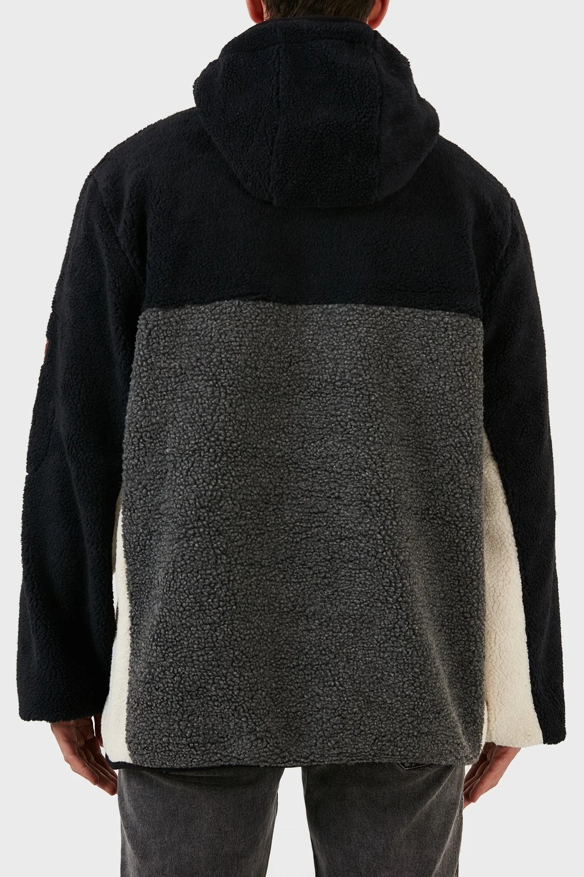 Norway Geographical Yumuşak Dokulu Soğuğa Dayanıklı Kapüşonlu Erkek Polar RIAKOLO KOYU GRİ - 12