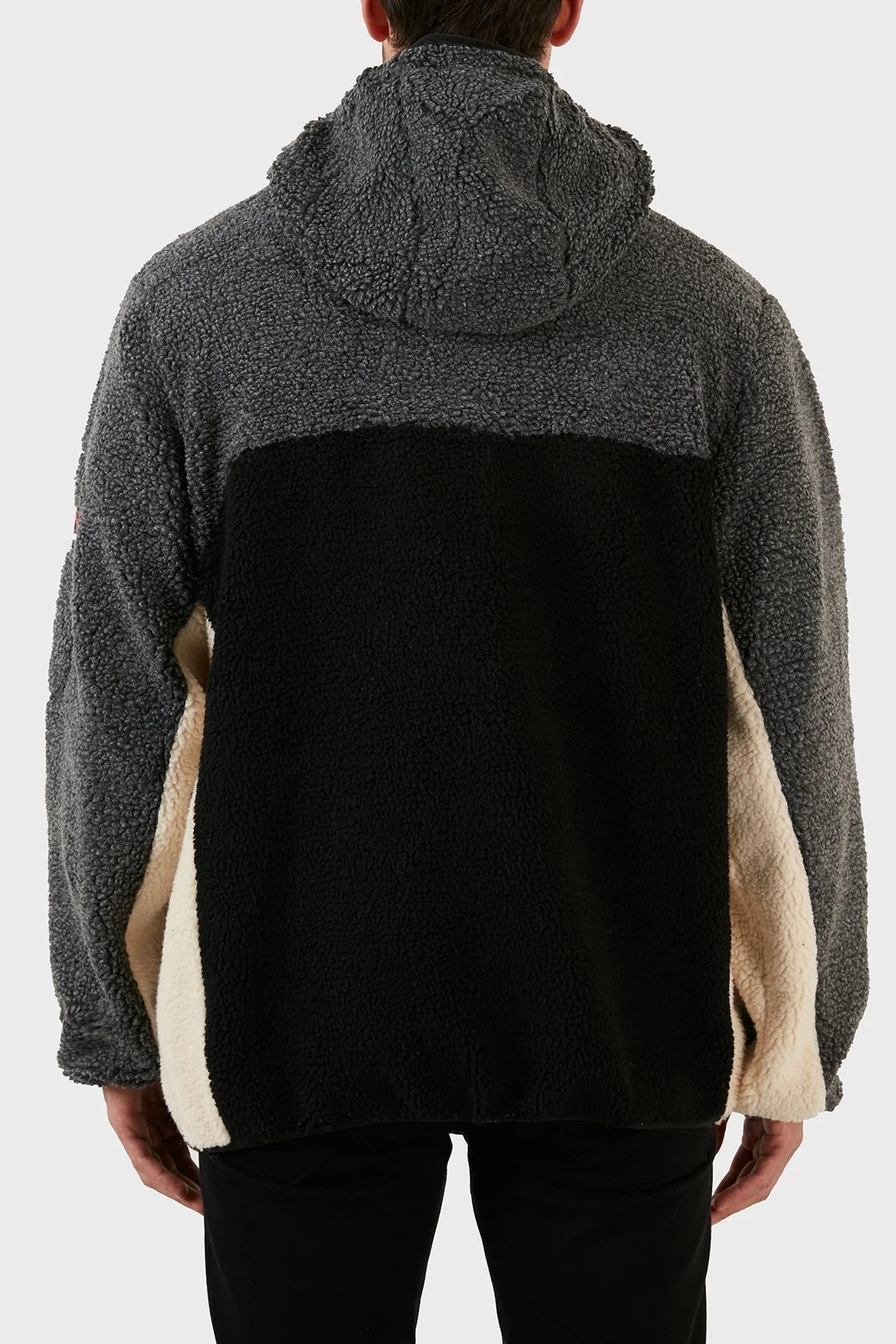 Norway Geographical Yumuşak Dokulu Soğuğa Dayanıklı Kapüşonlu Erkek Polar RIAKOLO SİYAH - 12