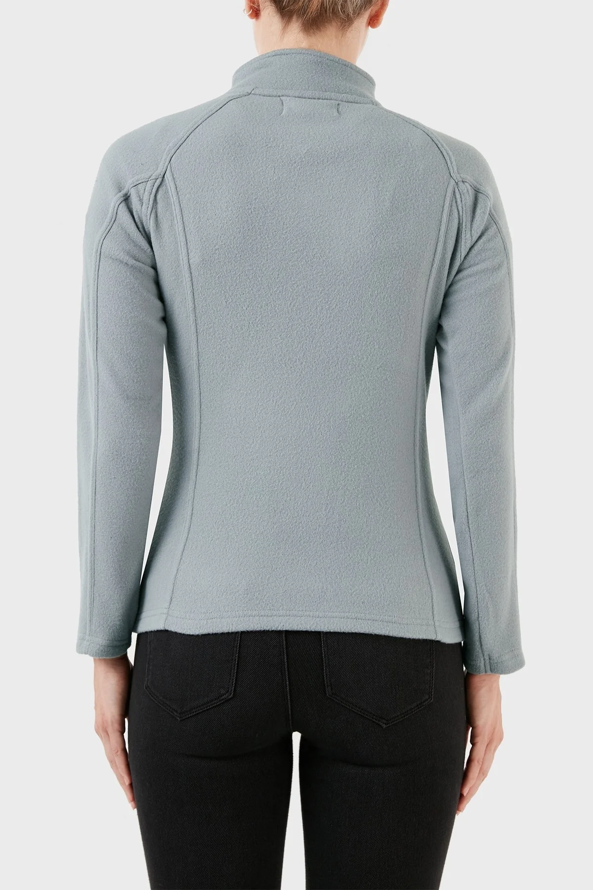 Norway Geographical Yumuşak Dokulu Soğuğa Dayanıklı Outdoor Bayan Polar TUG K GRİ - 9