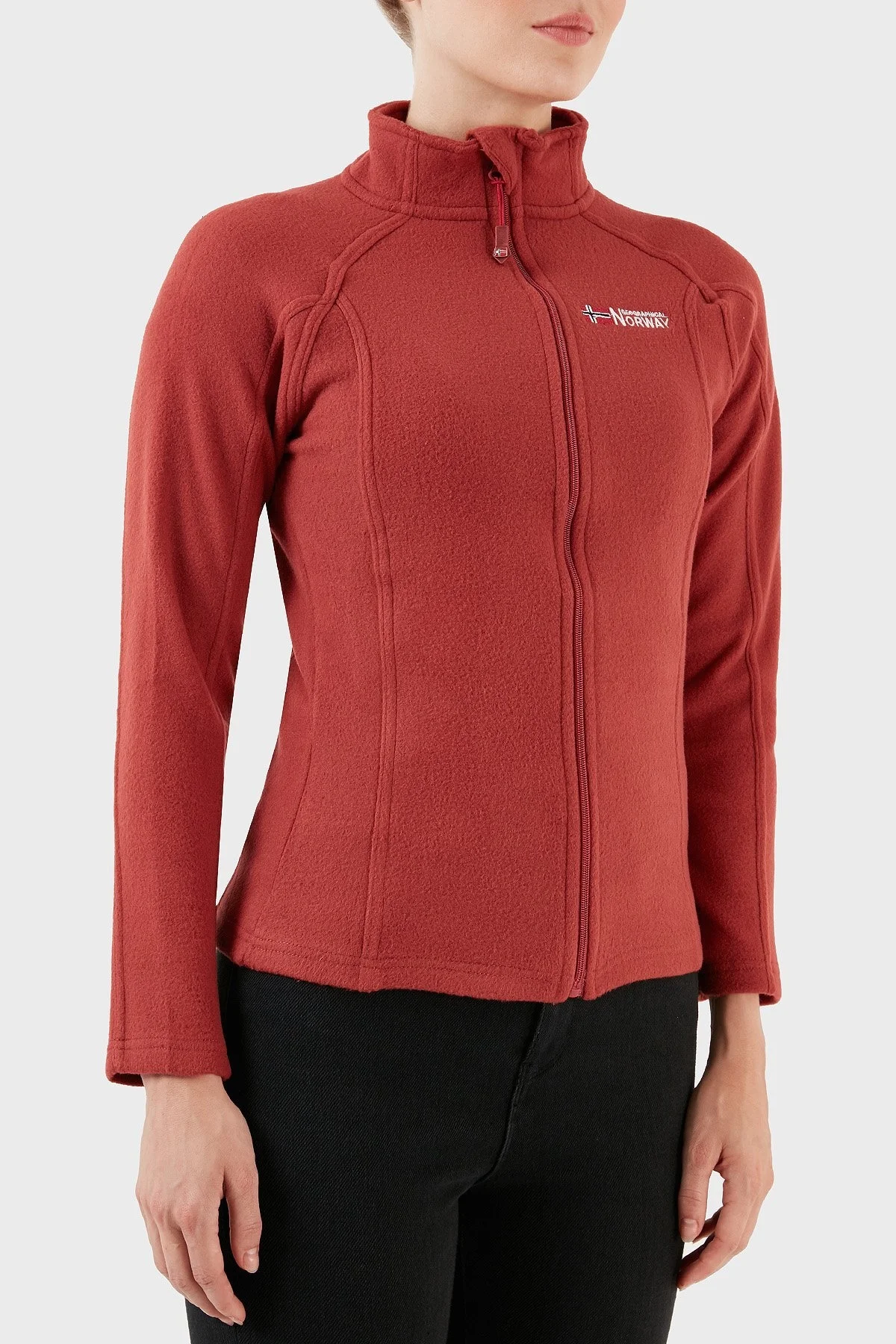 Norway Geographical Yumuşak Dokulu Soğuğa Dayanıklı Outdoor Bayan Polar TUG K KİREMİT - 9