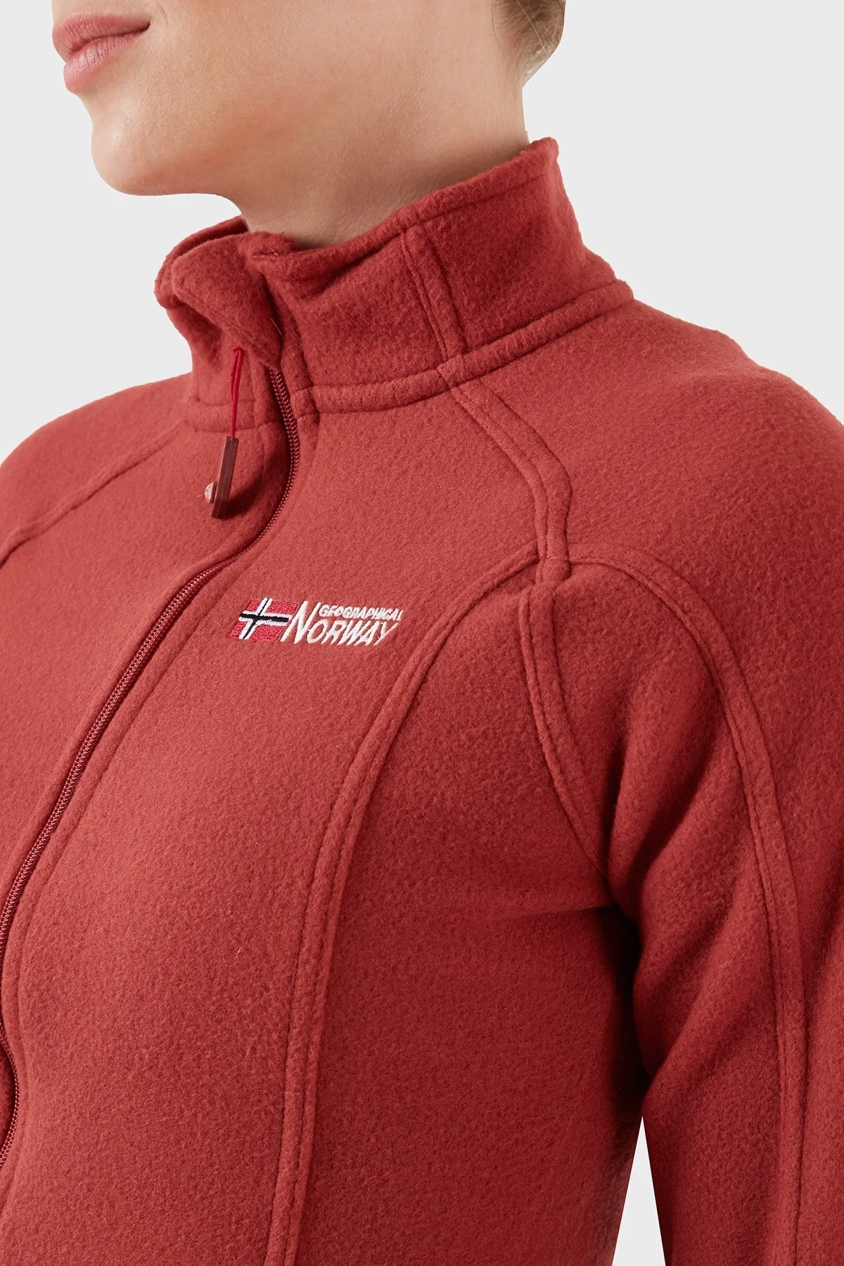 Norway Geographical Yumuşak Dokulu Soğuğa Dayanıklı Outdoor Bayan Polar TUG K KİREMİT - 10