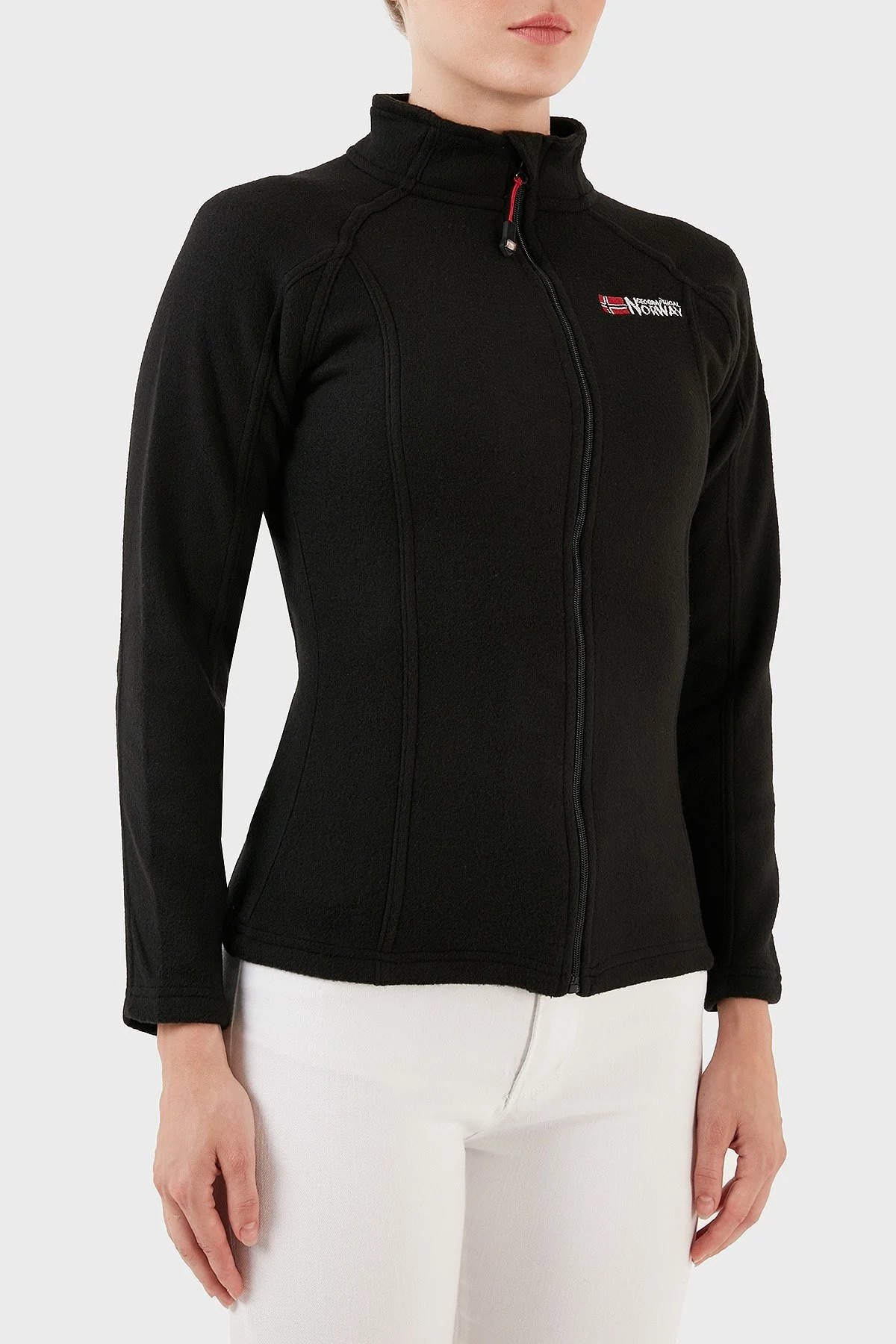 Norway Geographical Yumuşak Dokulu Soğuğa Dayanıklı Outdoor Bayan Polar TUG K SİYAH - 10