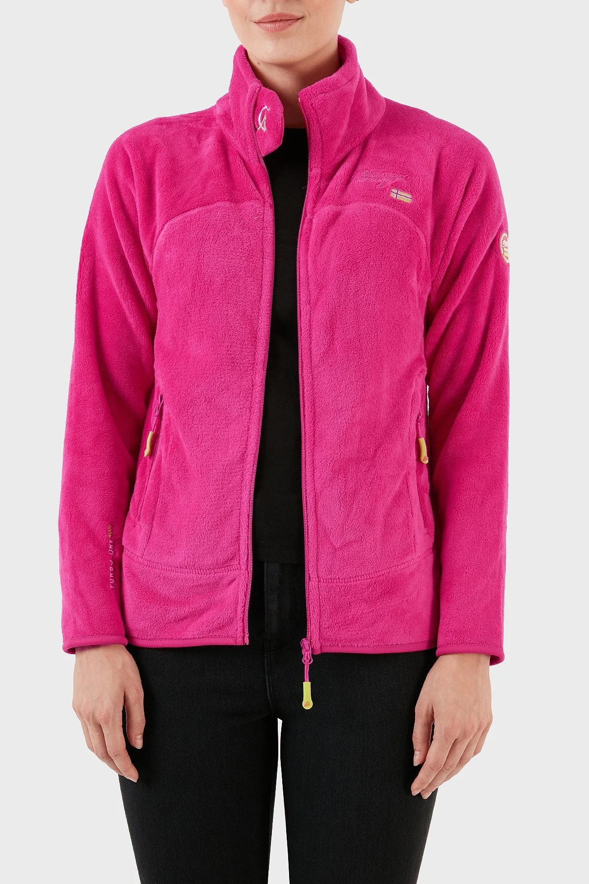 Norway Geographical Yumuşak Dokulu Soğuğa Dayanıklı Outdoor Bayan Polar UPALINE FUŞYA - 3