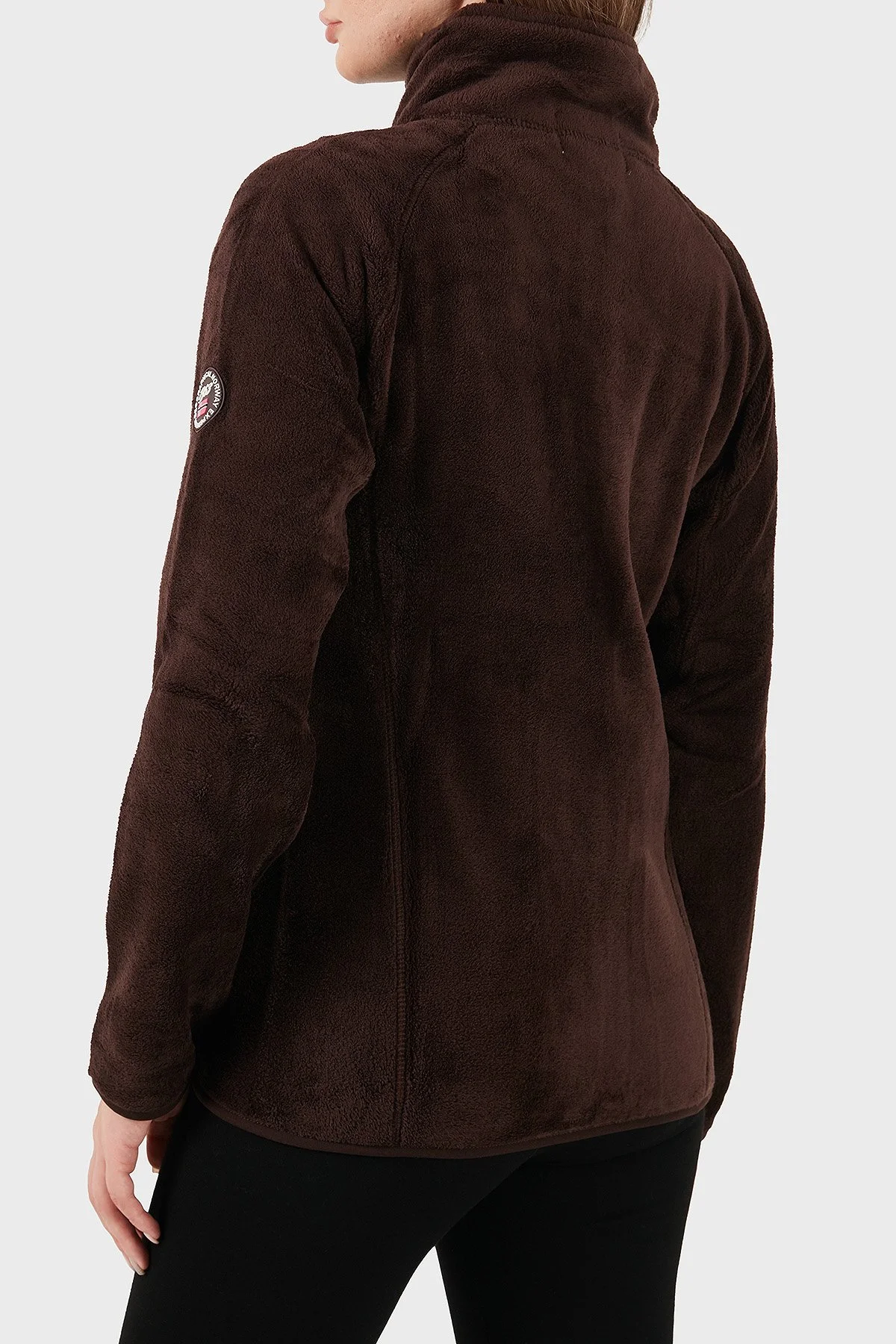 Norway Geographical Yumuşak Dokulu Soğuğa Dayanıklı Outdoor Bayan Polar UPALINEB KAHVE - 2