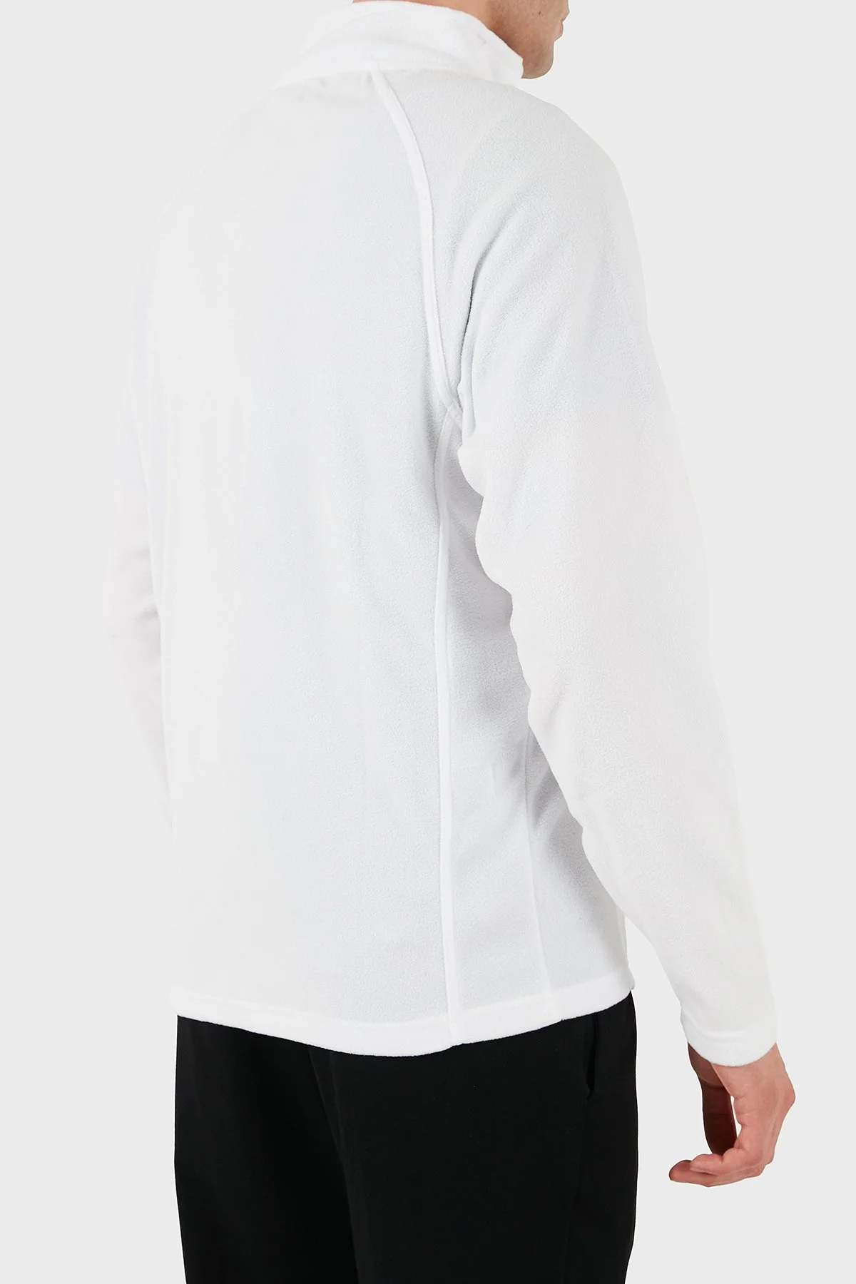 Norway Geographical Yumuşak Dokulu Soğuğa Dayanıklı Outdoor Erkek Polar TUG BEYAZ - 6