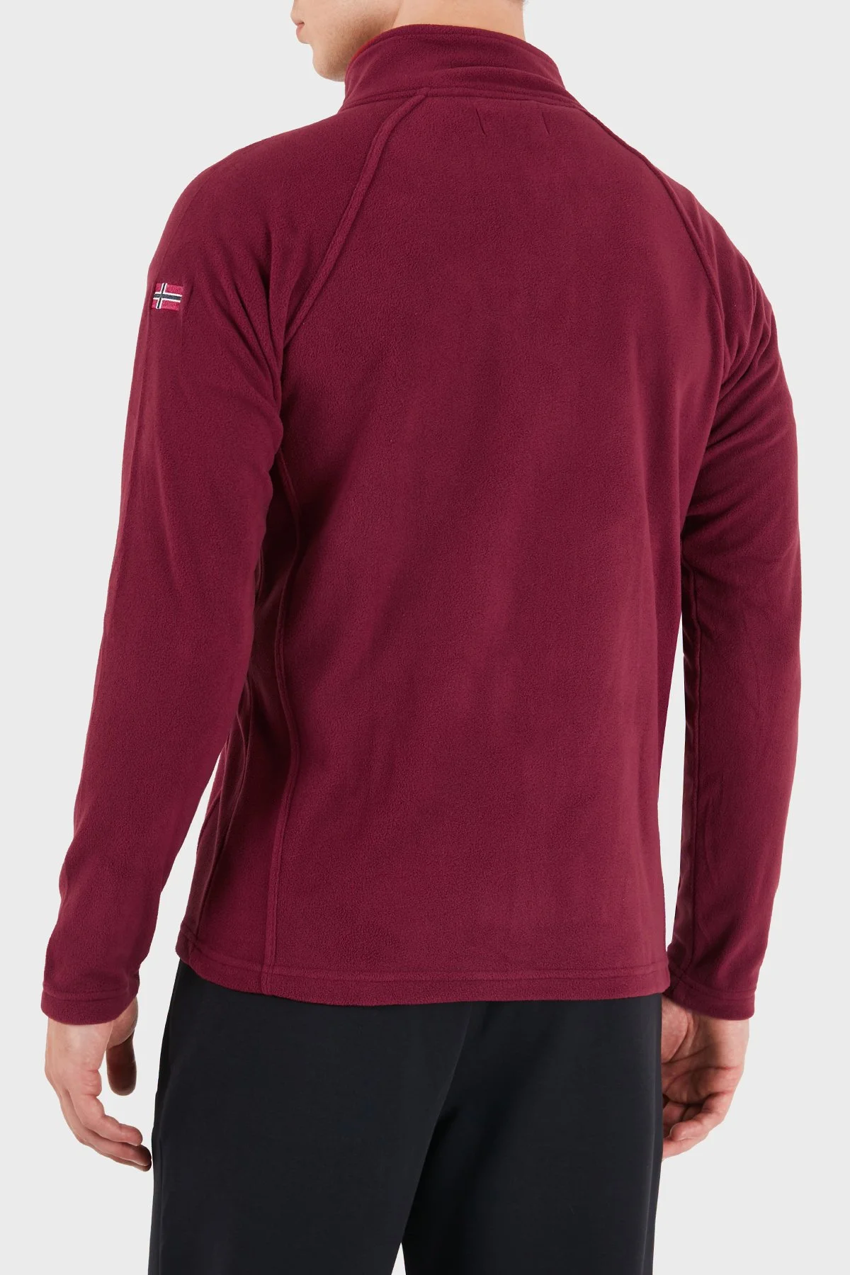 Norway Geographical Yumuşak Dokulu Soğuğa Dayanıklı Outdoor Erkek Polar TUG Bordo - 2