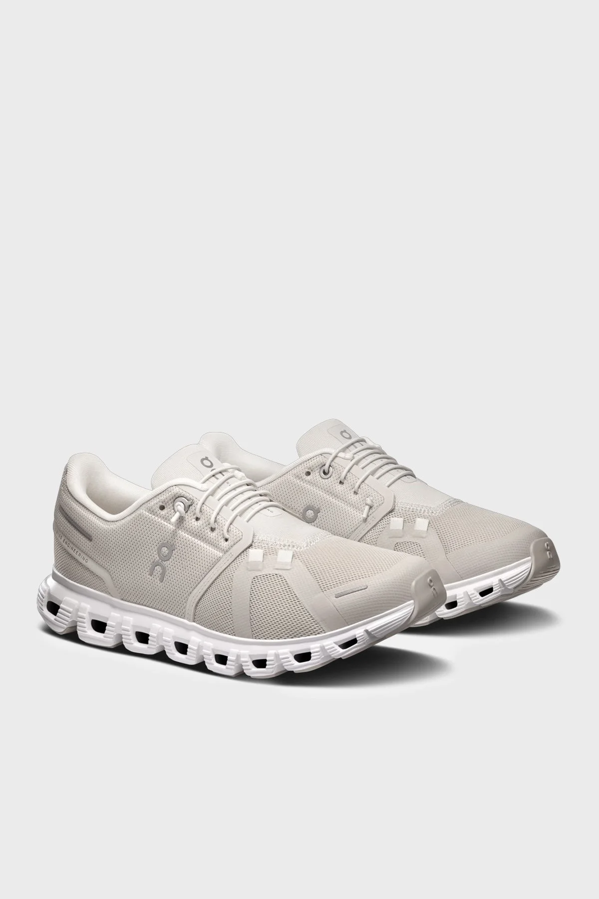 On Logolu Sneaker Bayan Ayakkabı 3WF10060755 BEJ - 5