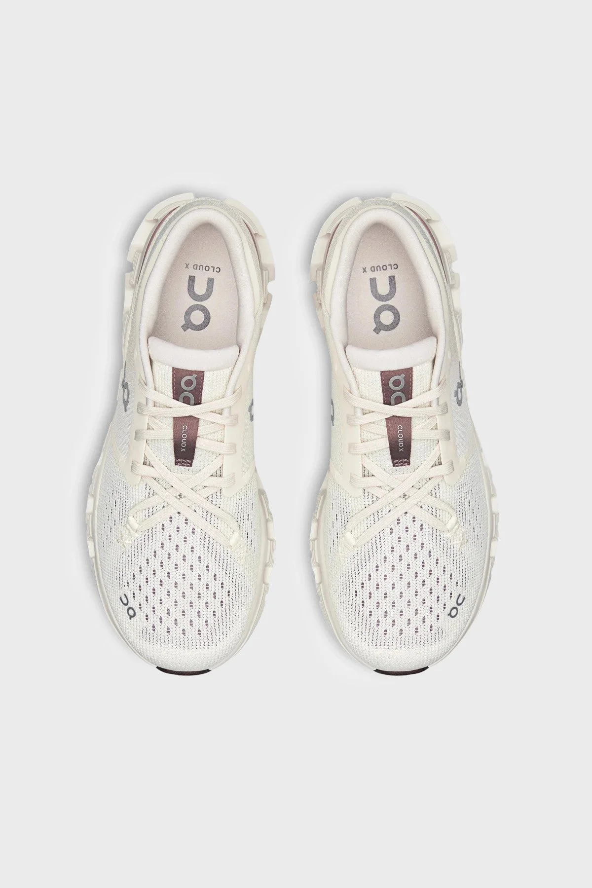 On Logolu Sneaker Kadın Ayakkabı 3WE30074740 EKRU - 3