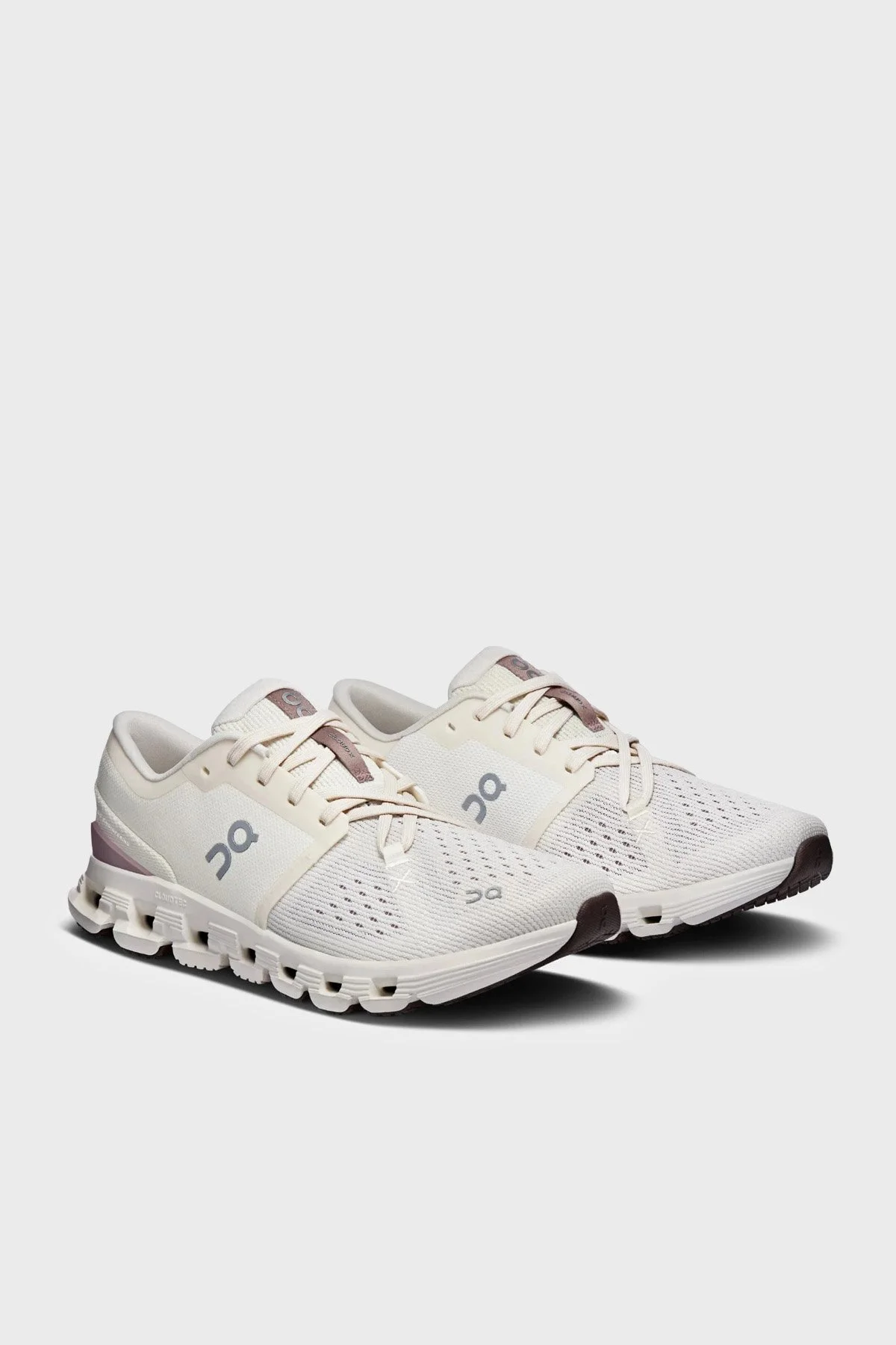 On Logolu Sneaker Kadın Ayakkabı 3WE30074740 EKRU - 4