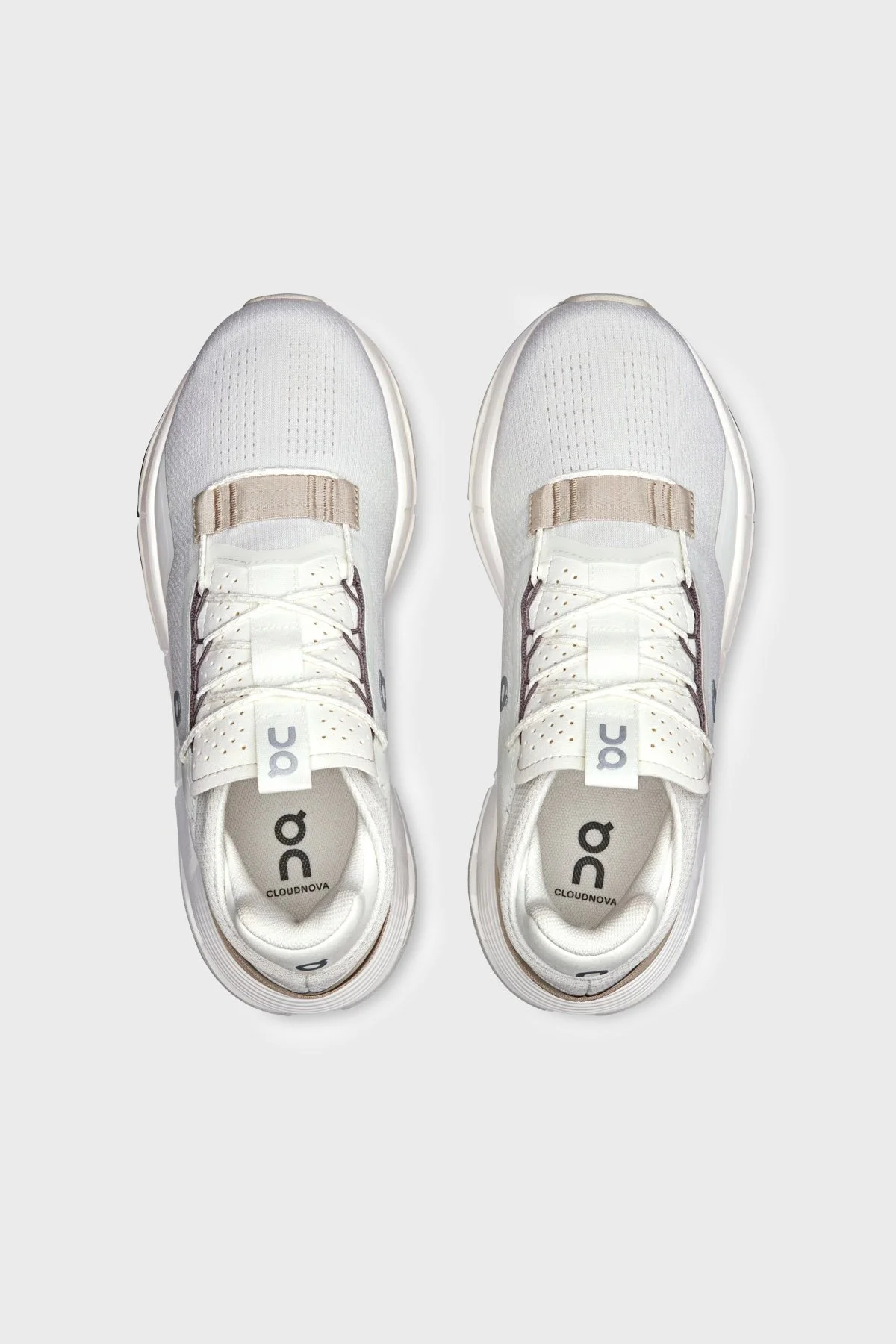 On Logolu Sneaker Kadın Ayakkabı 3WE30222053 Beyaz - 4